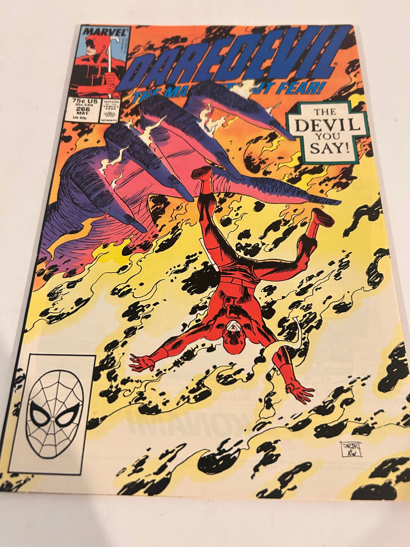 Vintage Comic Book Daredevil # 266 (1 of 3)