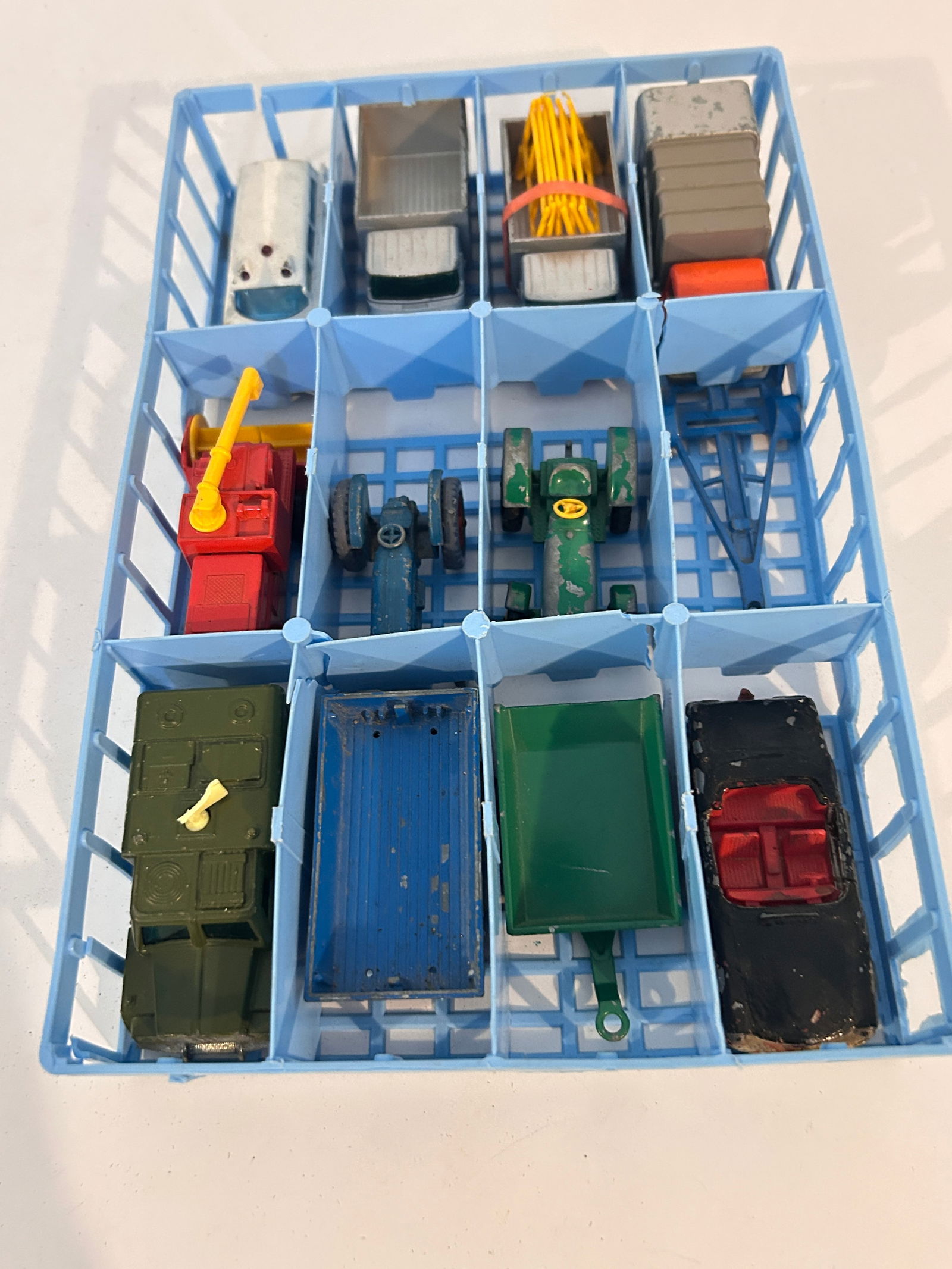 Vintage Lot of 12 Matchbox Cast Iron Toy Cars (1 of 4)