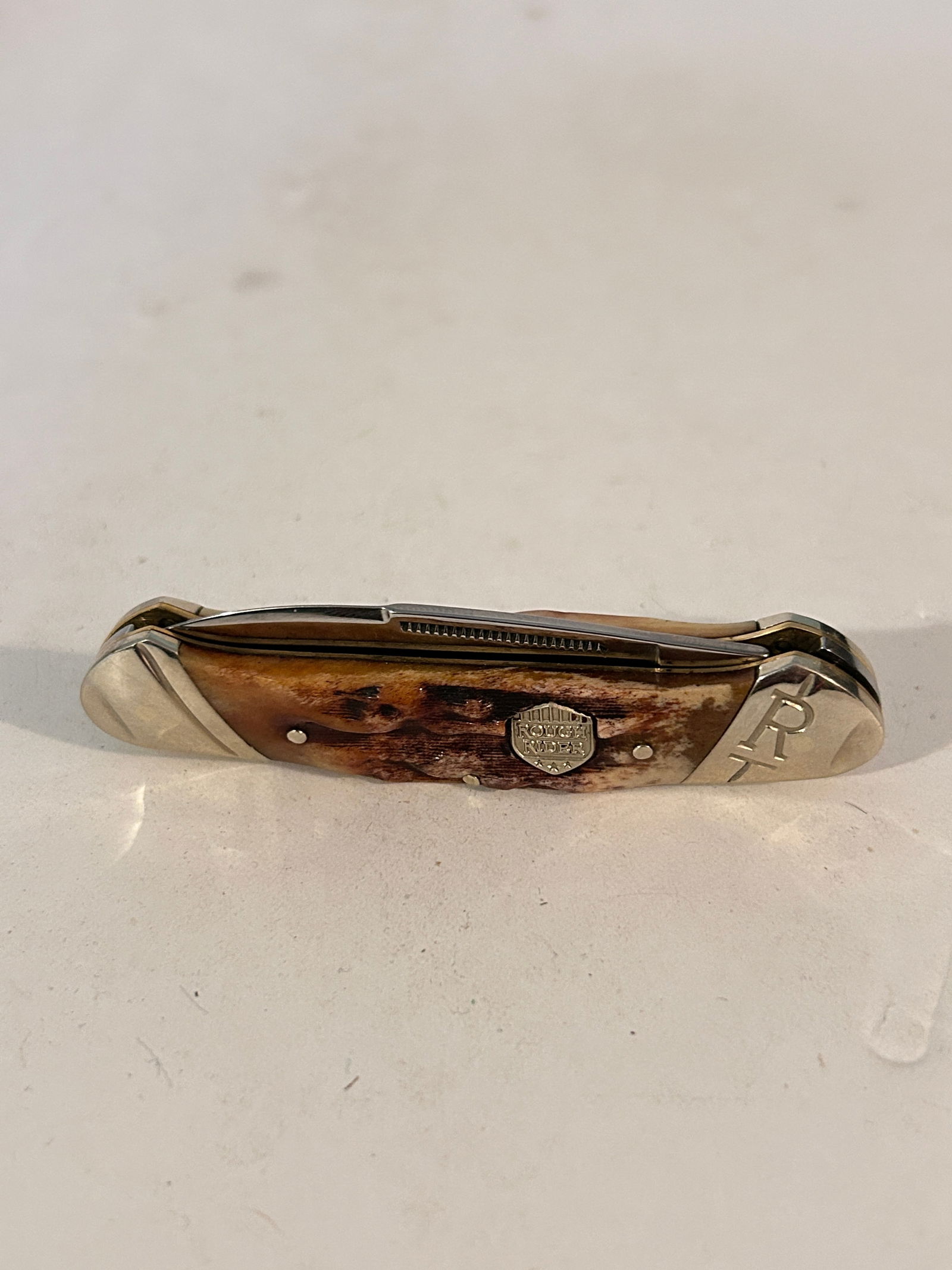 Rough Rider Lockhorn Double Lockback Pocket Knife Red Bone 1793 (1 of 6)