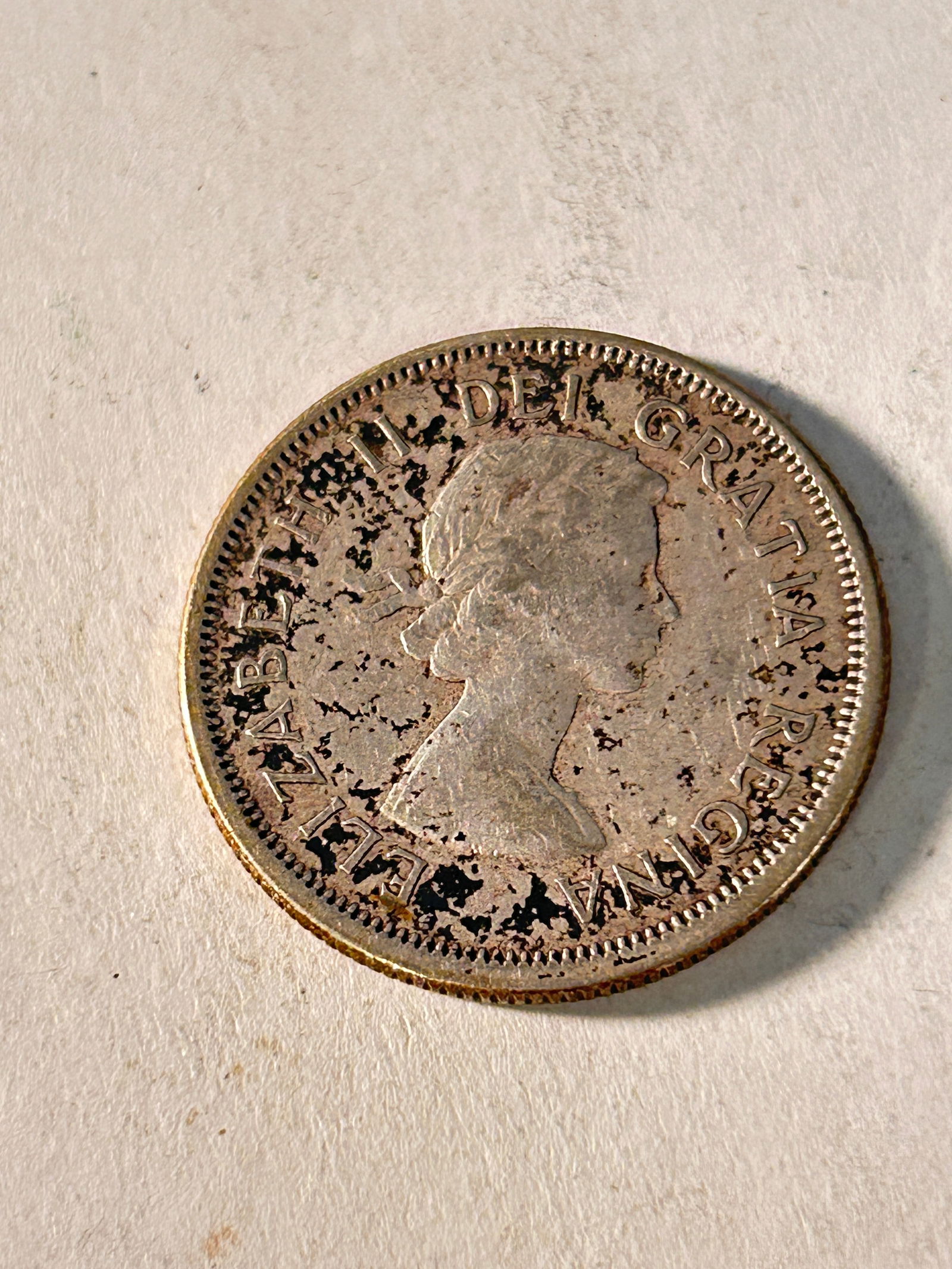 Canada Queen Elizabeth II Silver 25 Cents 1963 (1 of 3)