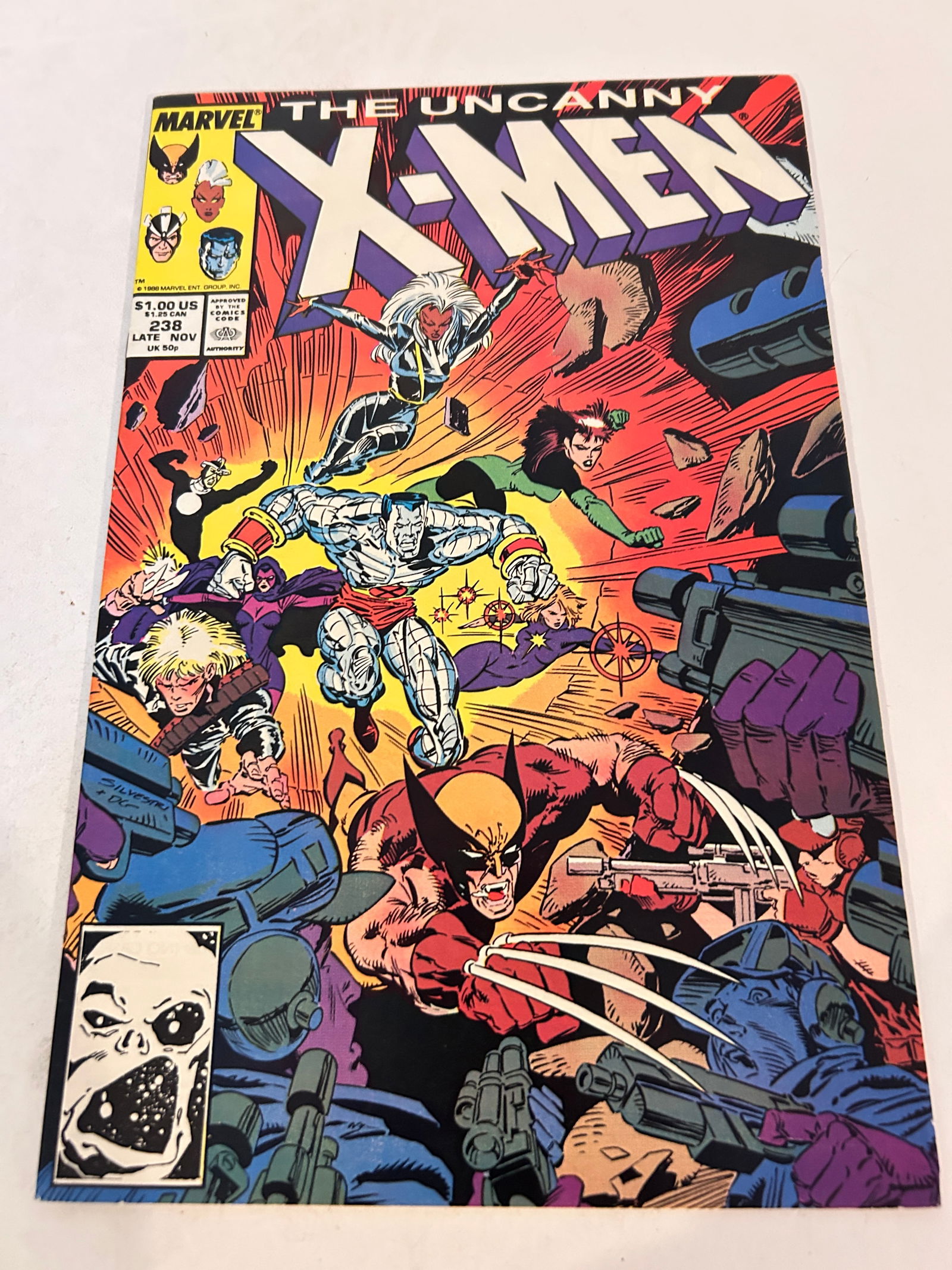 Vintage Comic Book Uncanny X-Men # 238: Vintage Comic Book Uncanny X-Men # 238 Please view all photos as they are part of the description and condition of this Item, Feel free to contact me with questions or picture requests! Used Item AS I