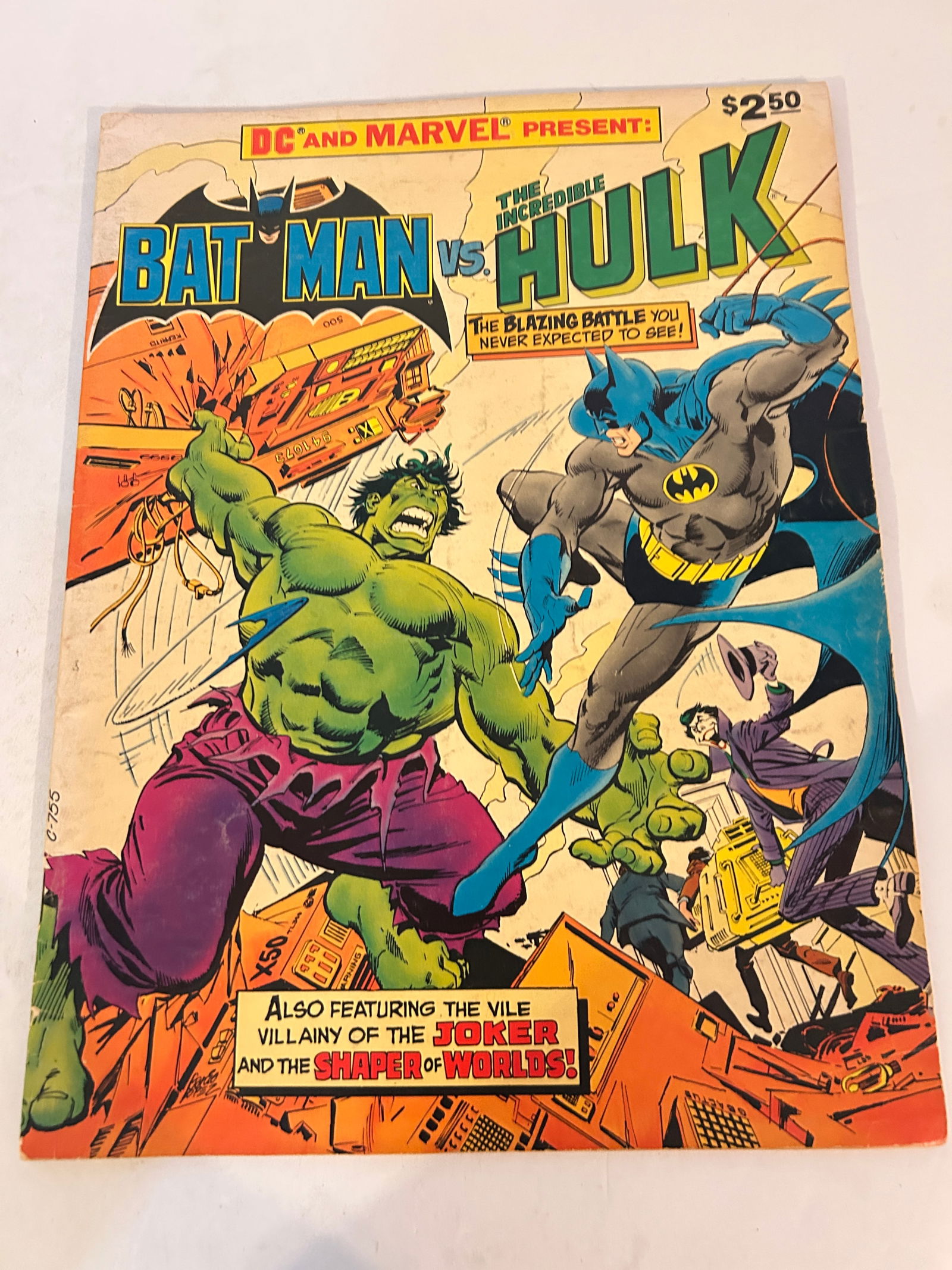 Vintage Comic Book Batman vs The Hulk (1 of 3)