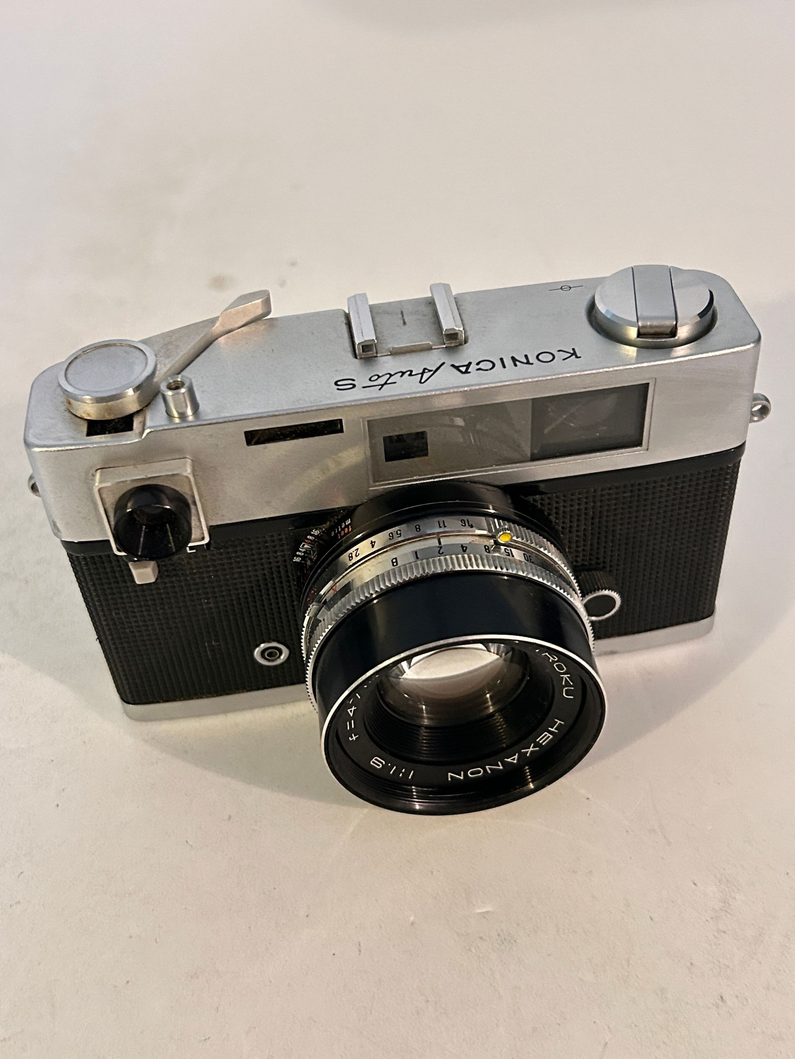 Konica Auto S 35mm Rangefinder Camera Hexanon 47mm f1.9 Japan Working (1 of 4)