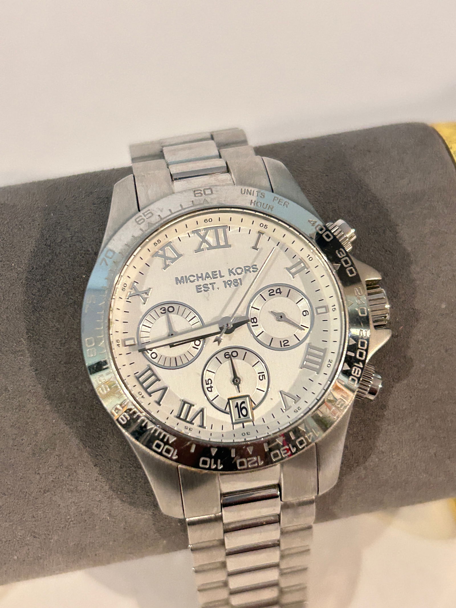 Michael Kors Watch, Women's Chronograph Bracelet MK5454 Silver working (1 of 5)