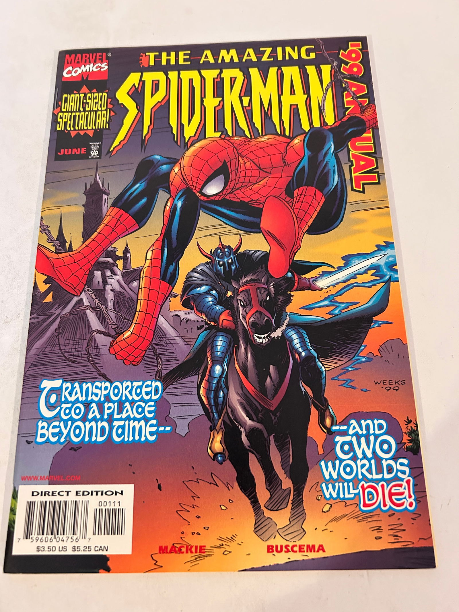 Vintage Comic Book The Amazing Spider-Man # 99 Annual (1 of 3)