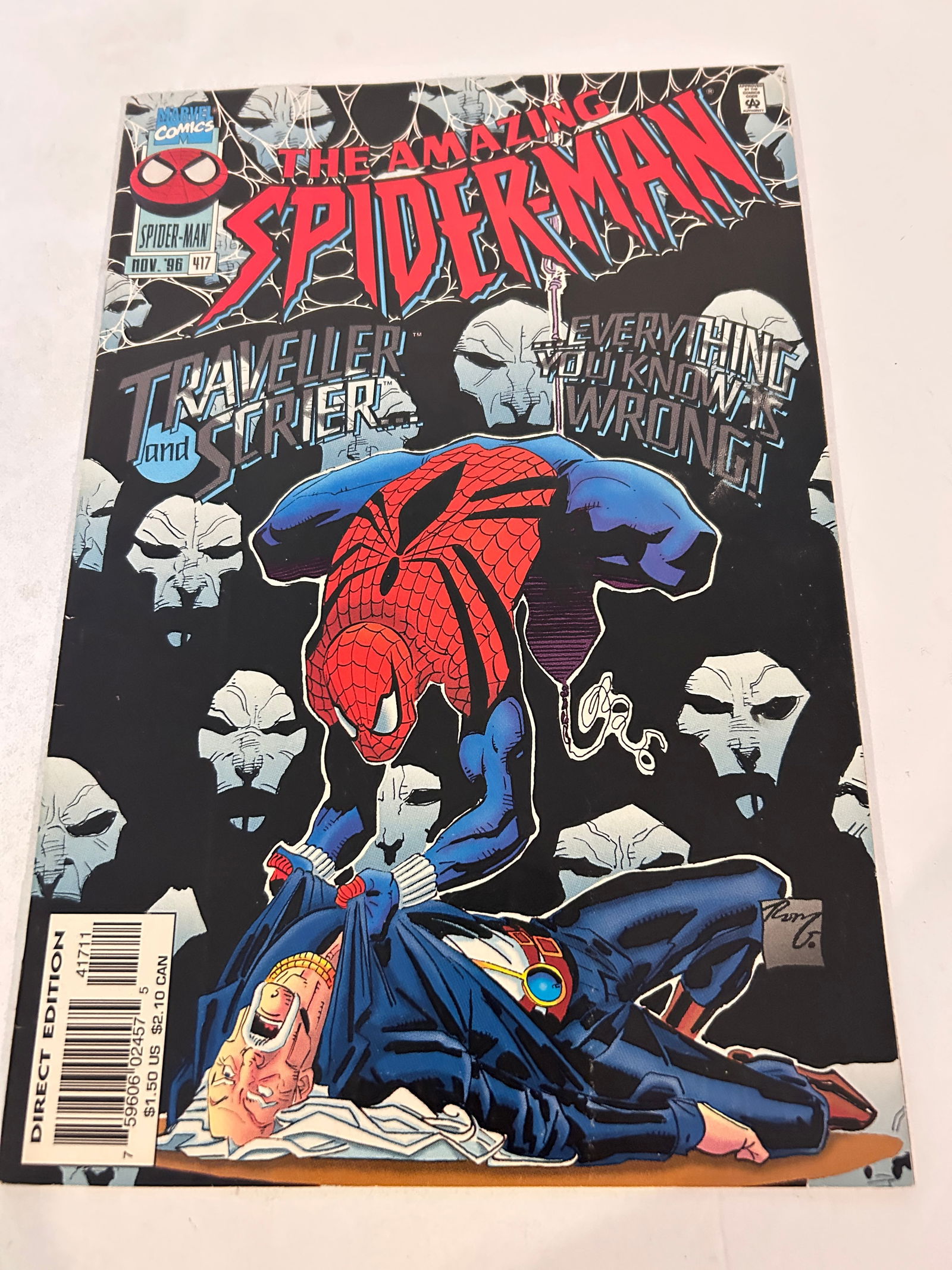 Vintage Comic Book The Amazing Spider-Man # 417: Vintage Comic Book The Amazing Spider-Man # 417 Please view all photos as they are part of the description and condition of this Item, Feel free to contact me with questions or picture requests! Used