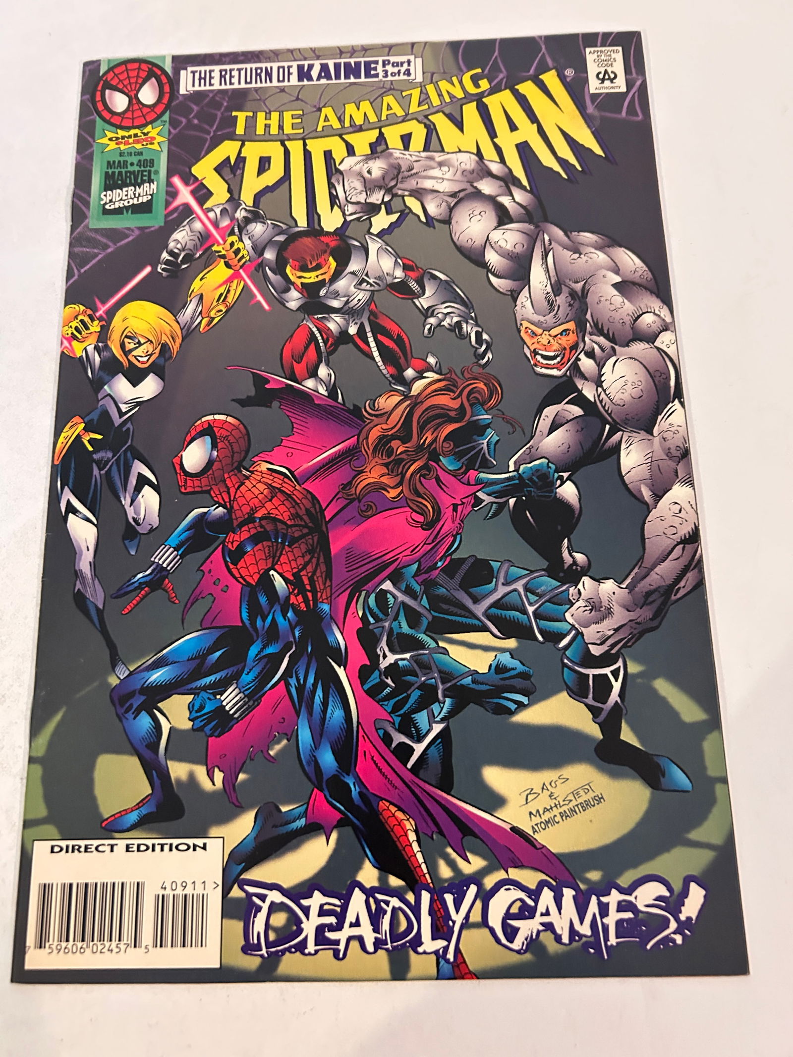 Vintage Comic Book The Amazing Spider-Man # 409: Vintage Comic Book The Amazing Spider-Man # 409 Please view all photos as they are part of the description and condition of this Item, Feel free to contact me with questions or picture requests! Used