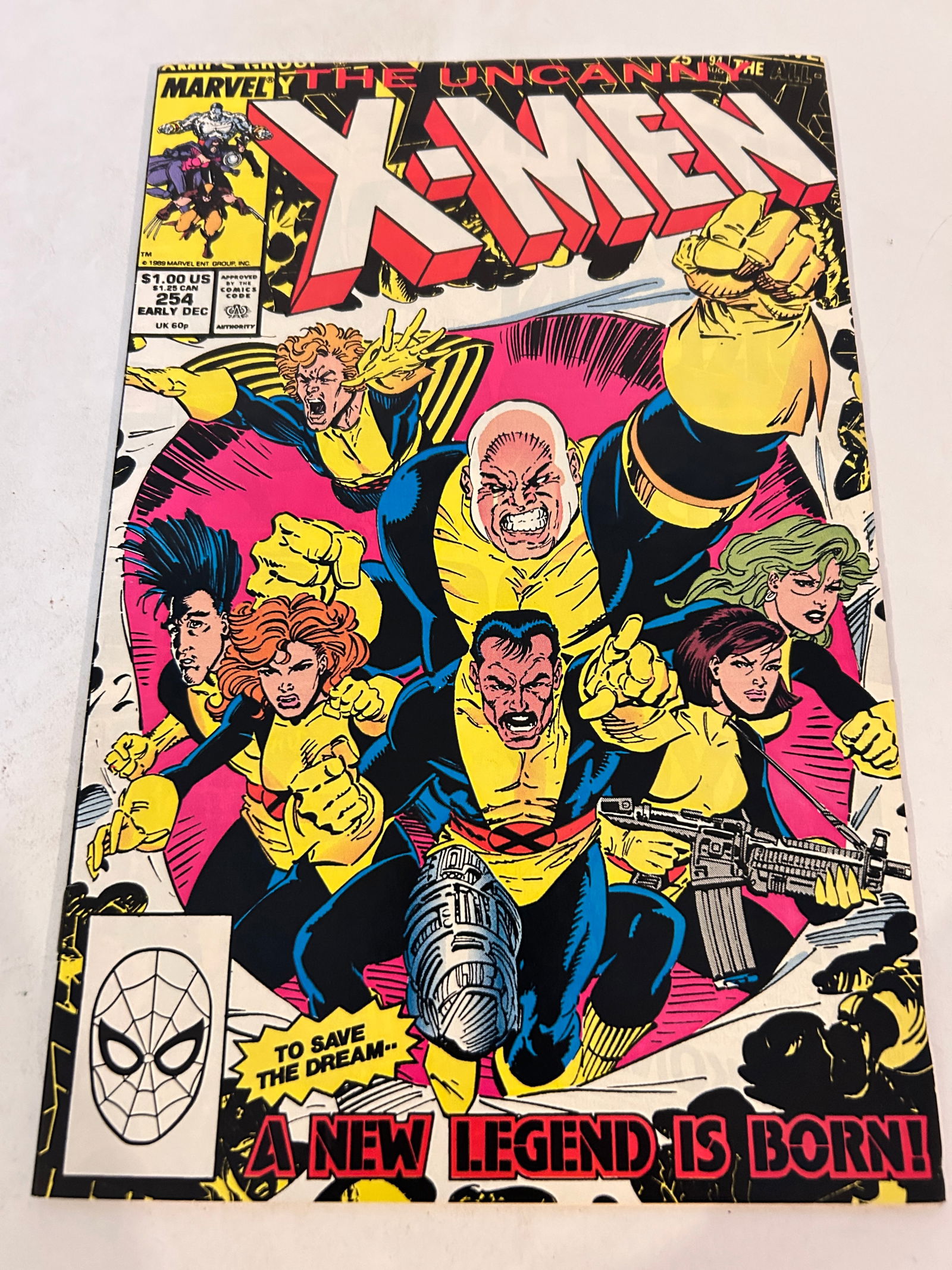 Vintage Comic Book Uncanny X-Men # 254 (1 of 3)