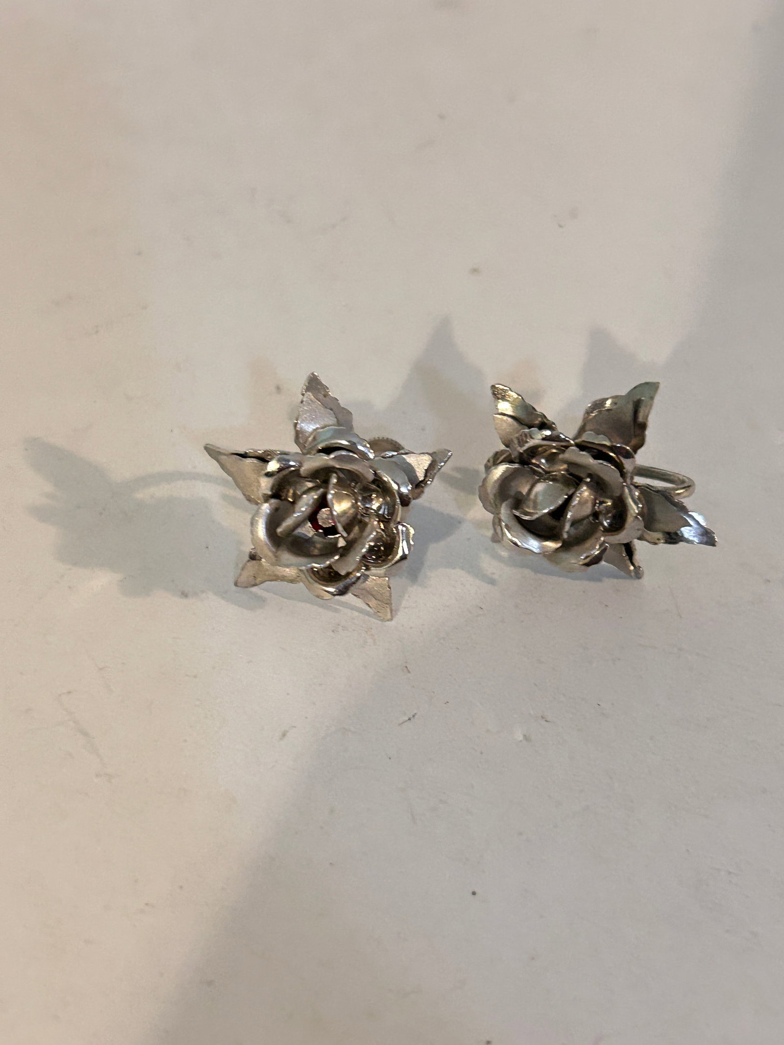 Vintage floral Prestige earrings (1 of 5)