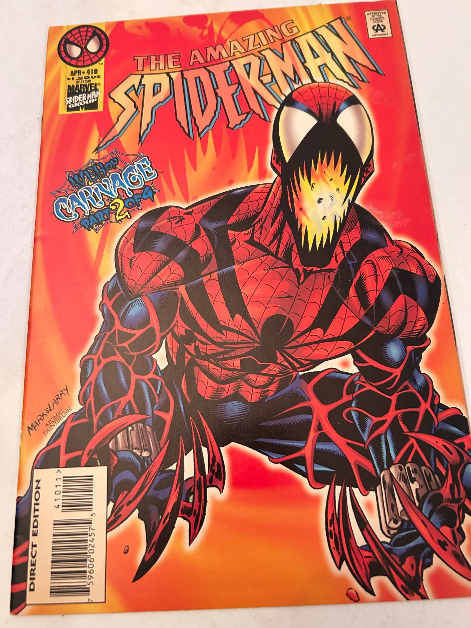 Vintage Comic Book Amazing Spider-Man # 410: Vintage Comic Book Amazing Spider-Man # 410 Please view all photos as they are part of the description and condition of this Item, Feel free to contact me with questions or picture requests! Used Item