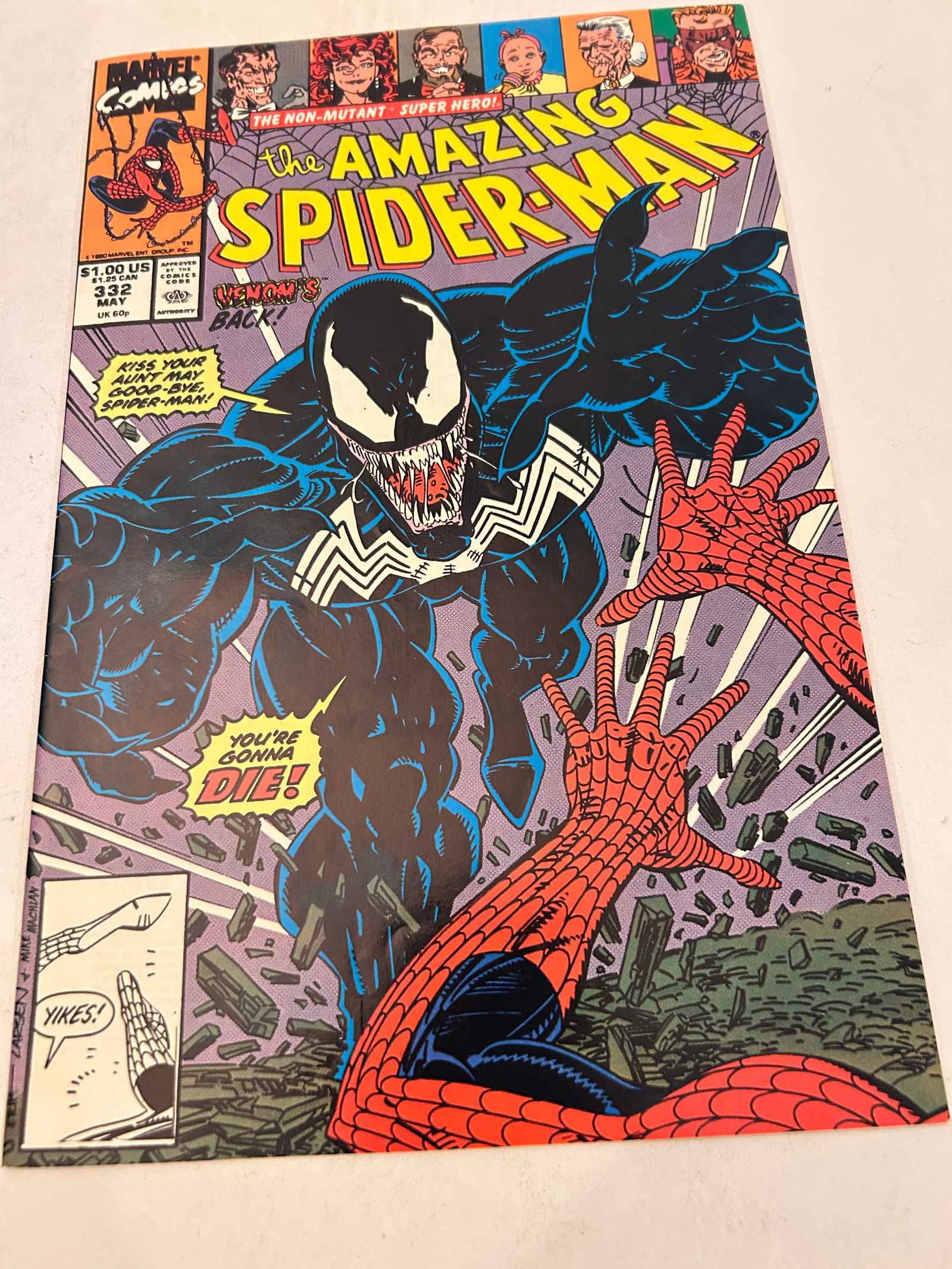 Vintage Comic Book Amazing Spider-Man # 332: Vintage Comic Book Amazing Spider-Man # 332 Please view all photos as they are part of the description and condition of this Item, Feel free to contact me with questions or picture requests! Used Item