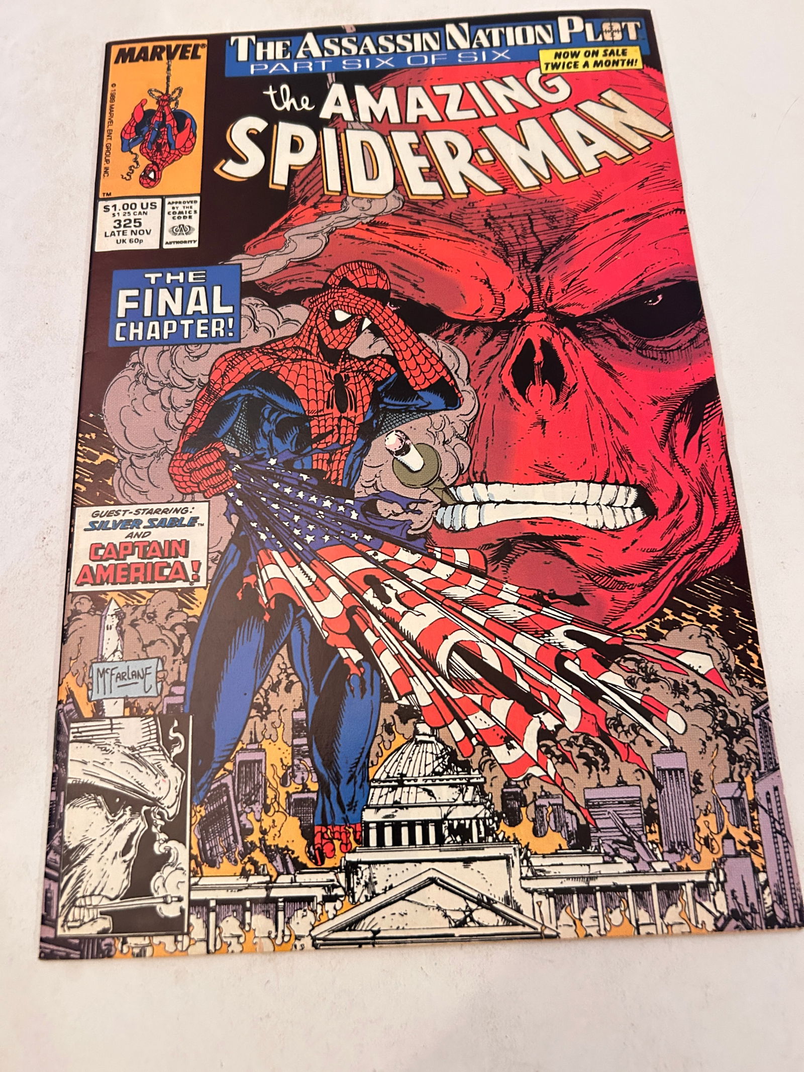 Vintage Comic Book Amazing Spider-Man # 325: Vintage Comic Book Amazing Spider-Man # 325 Please view all photos as they are part of the description and condition of this Item, Feel free to contact me with questions or picture requests! Used Item