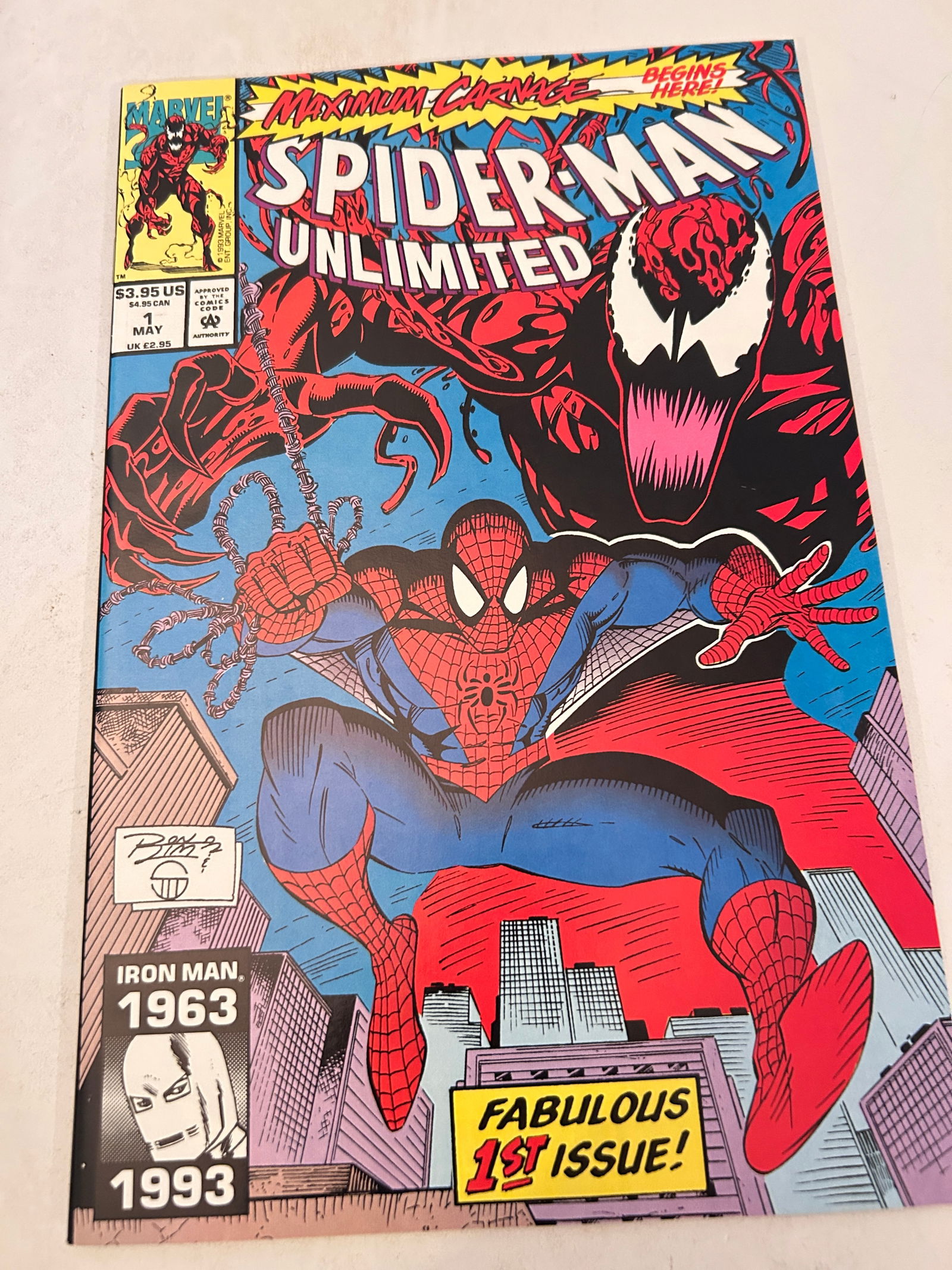 Vintage Comic Book Spider-Man Unlimited # 1: Vintage Comic Book Spider-Man Unlimited # 1 Please view all photos as they are part of the description and condition of this Item, Feel free to contact me with questions or picture requests! Used Item
