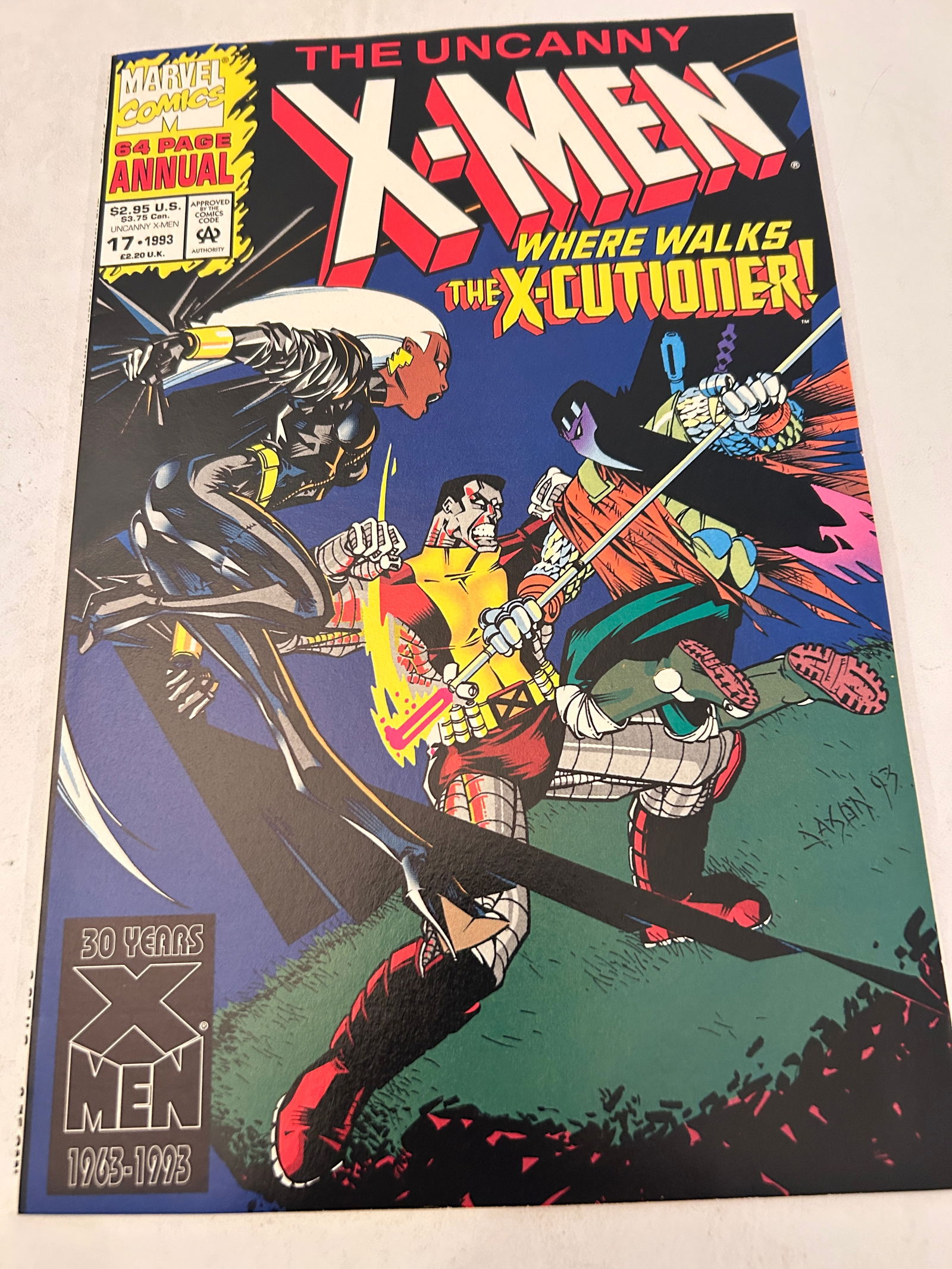 Vintage Comic Book X-Men Annual # 17: Vintage Comic Book X-Men Annual # 17 Please view all photos as they are part of the description and condition of this Item, Feel free to contact me with questions or picture requests! Used Item AS IS