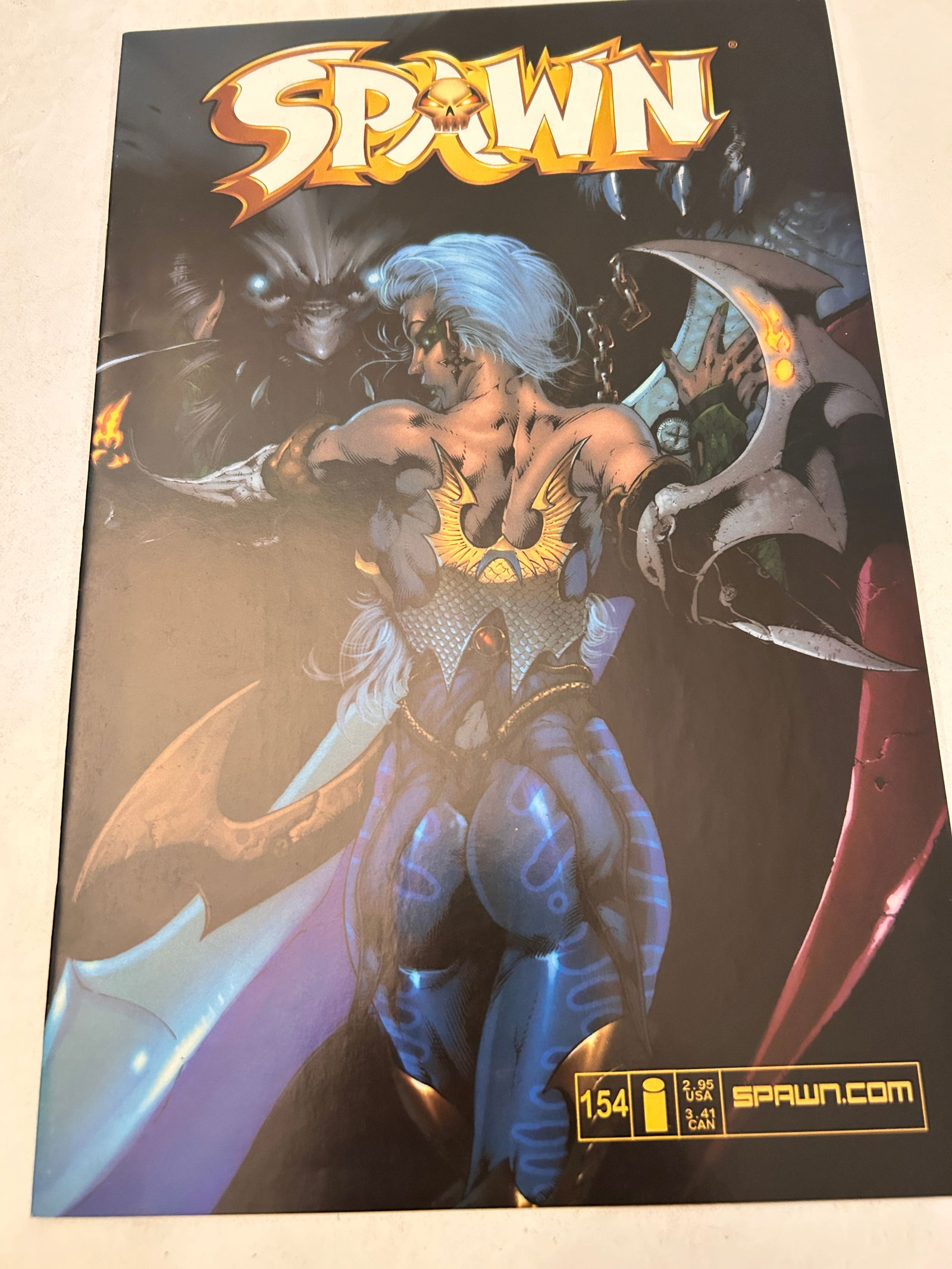 Vintage Comic Book Spawn # 154: Vintage Comic Book Spawn # 154 Please view all photos as they are part of the description and condition of this Item, Feel free to contact me with questions or picture requests! Used Item AS IS