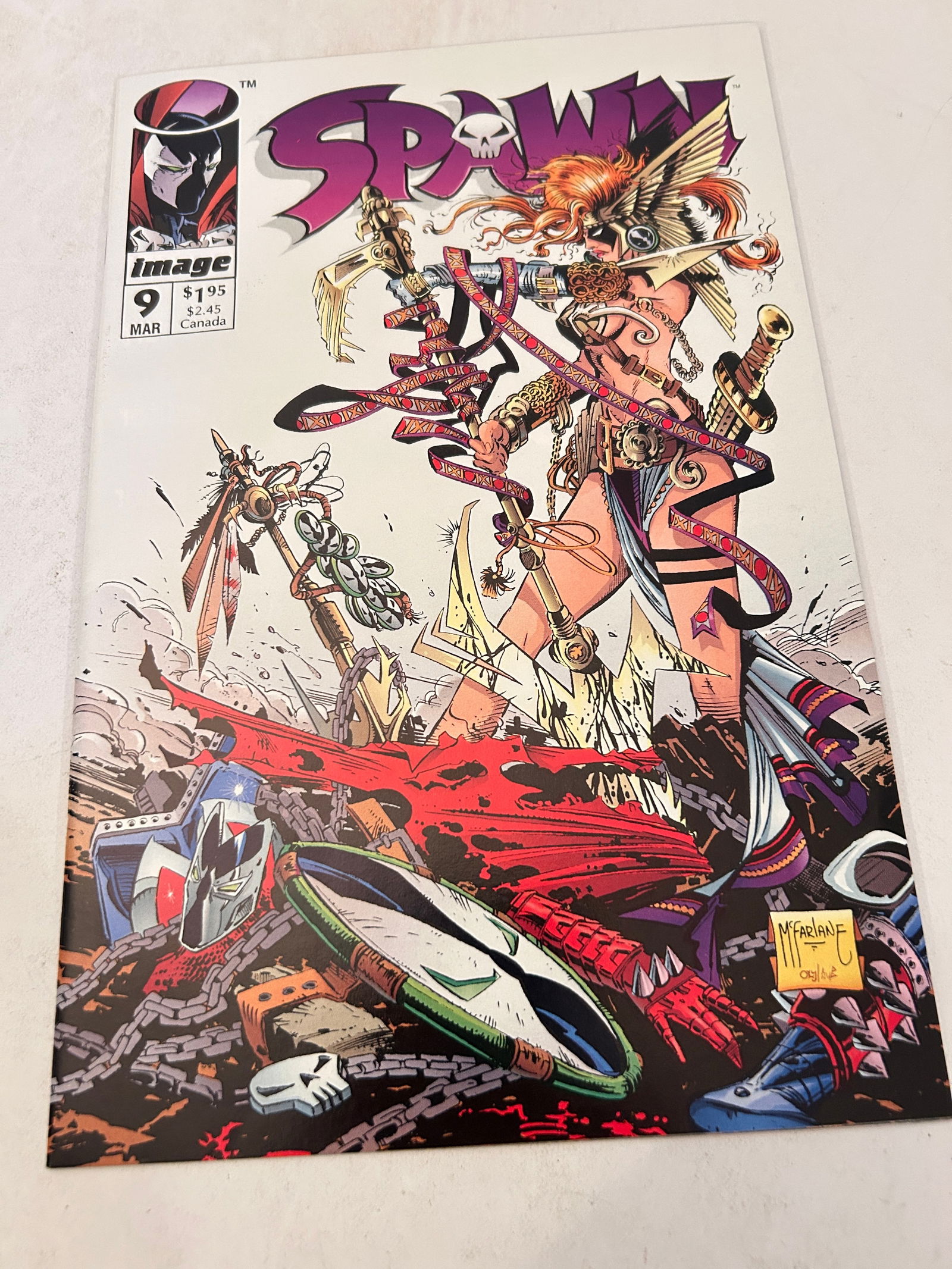 Vintage Comic Book Spawn # 9: Vintage Comic Book Spawn # 9 Please view all photos as they are part of the description and condition of this Item, Feel free to contact me with questions or picture requests! Used Item AS IS