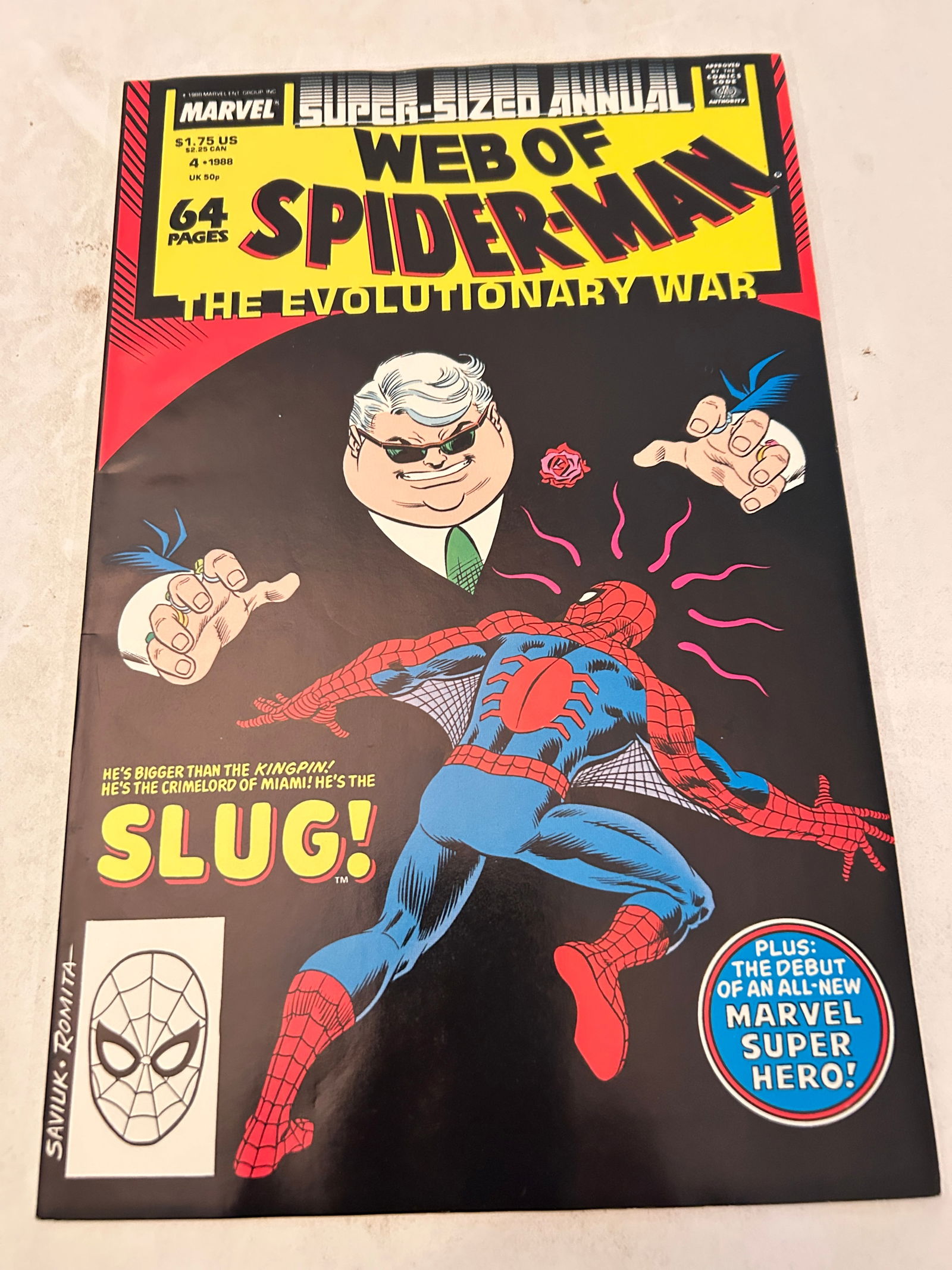 Vintage Comic Book the Web of Spider-Man # 4 Annual: Vintage Comic Book the Web of Spider-Man # 4 Annual Please view all photos as they are part of the description and condition of this Item, Feel free to contact me with questions or picture requests! U