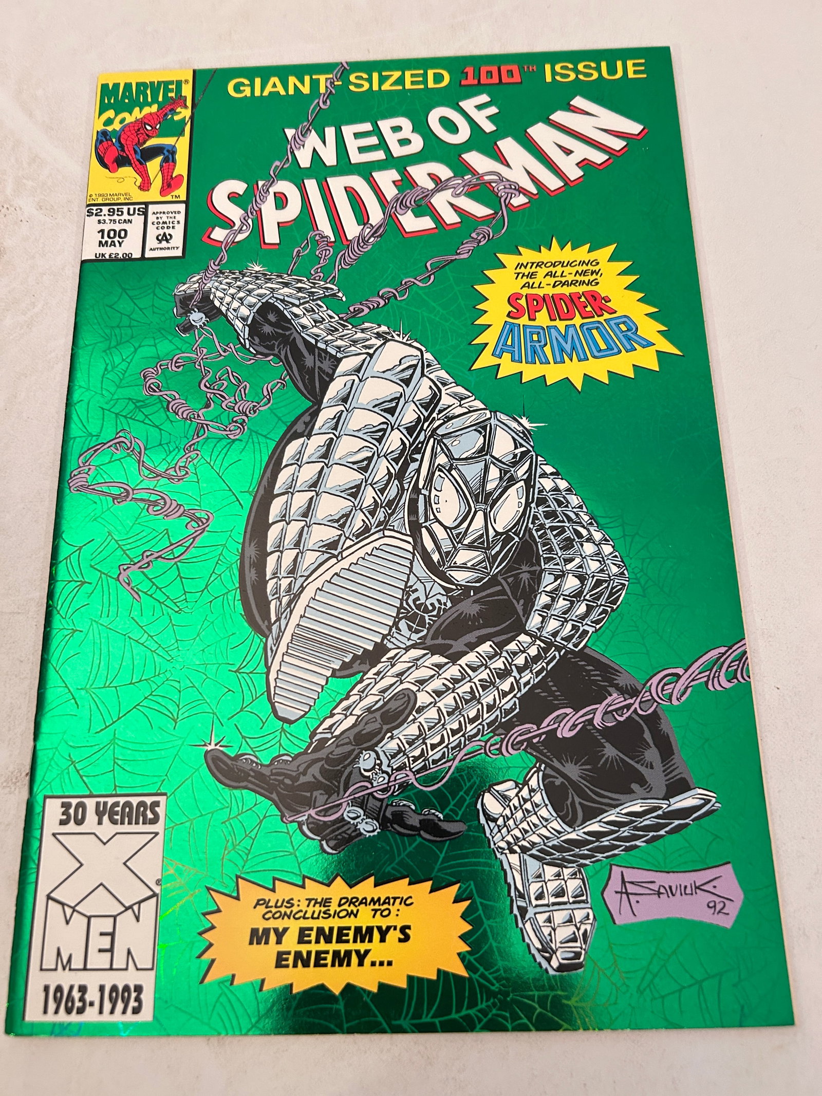 Vintage Comic Book the Web of Spider-Man # 100: Vintage Comic Book the Web of Spider-Man # 100 Please view all photos as they are part of the description and condition of this Item, Feel free to contact me with questions or picture requests! Used I