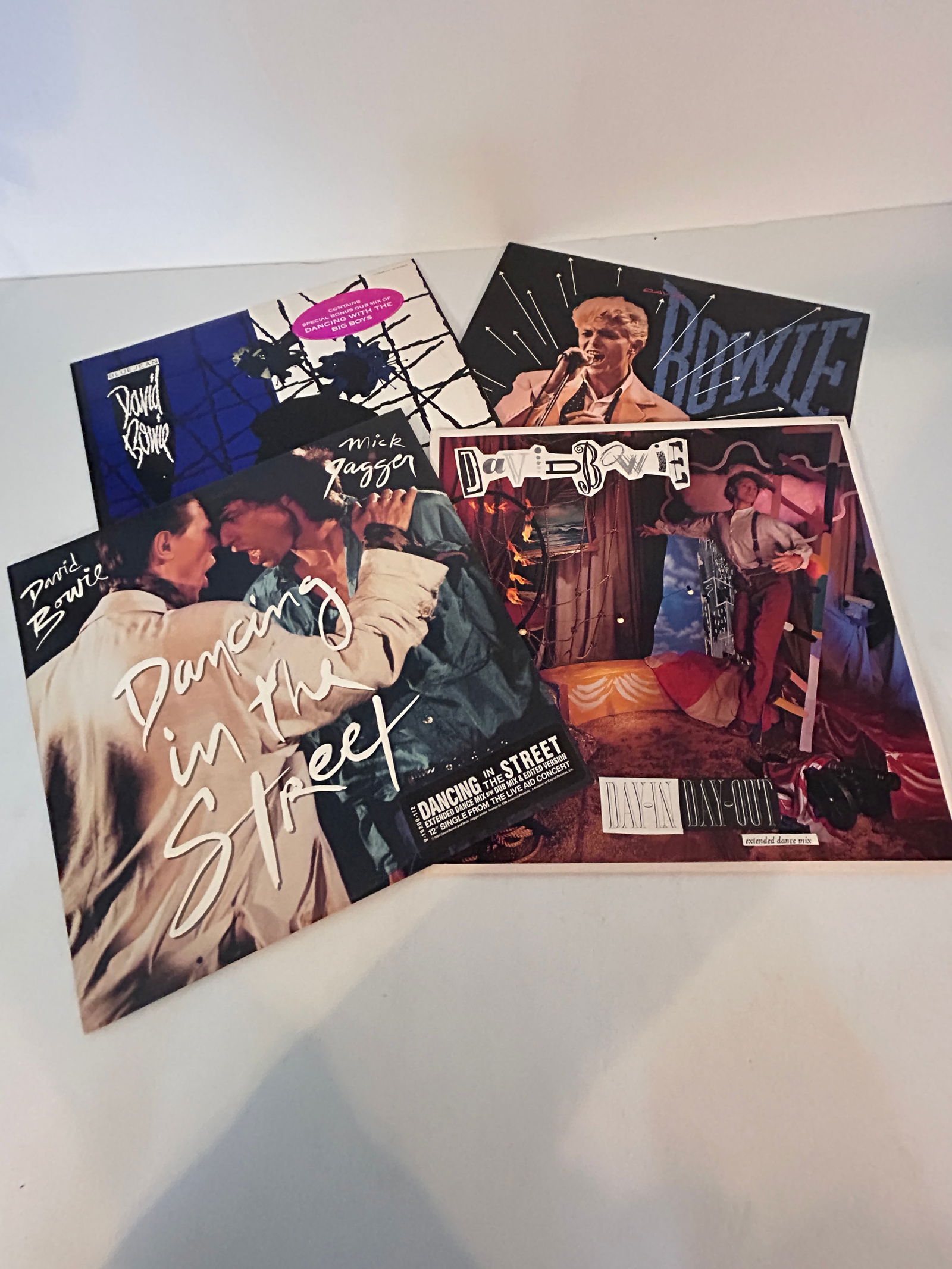 Vintage Lot of 4 David Bowie LPs Albums (1 of 5)