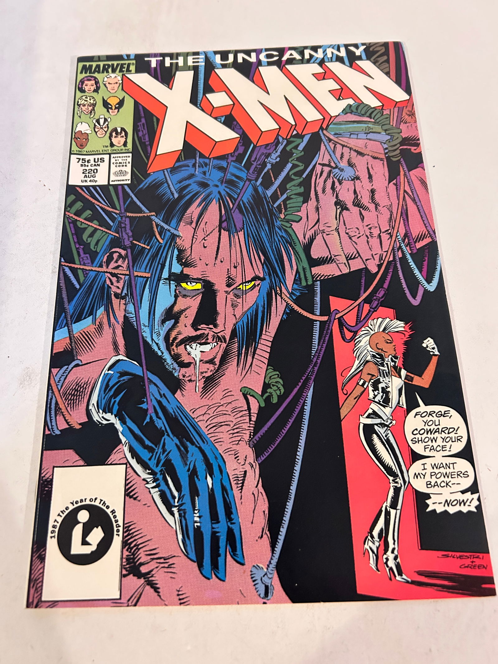 Vintage Comic Book Uncanny X-Men # 220 (1 of 2)