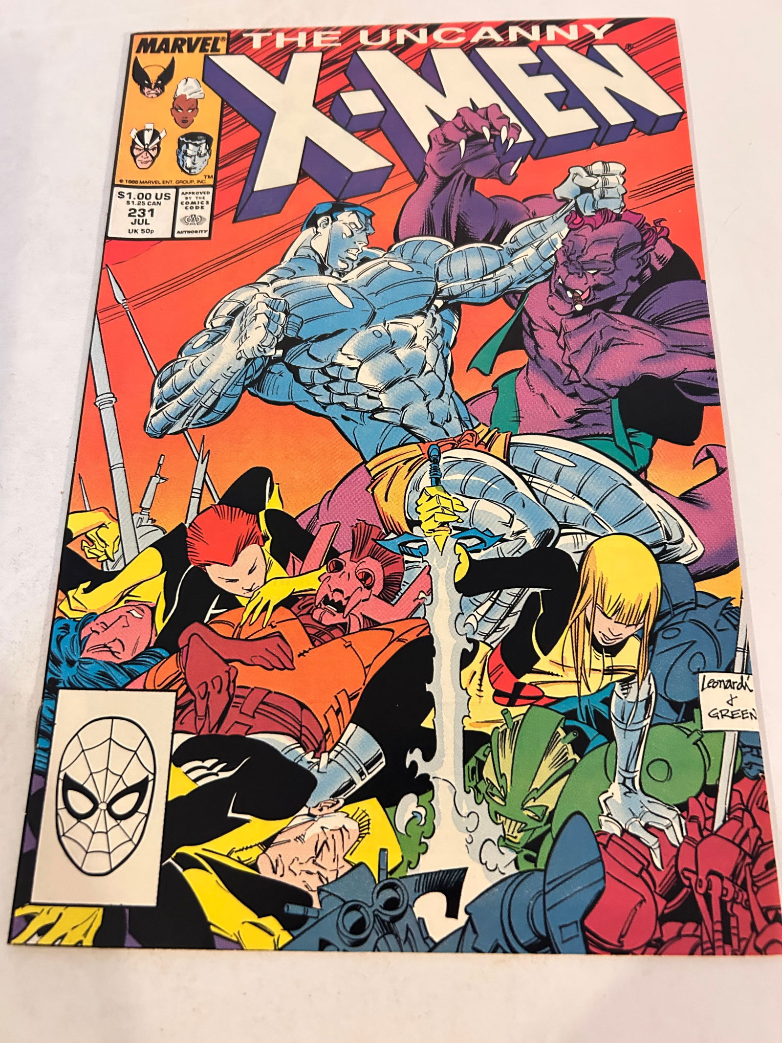 Vintage Comic Book Uncanny X-Men # 231: Vintage Comic Book Uncanny X-Men # 231 Please view all photos as they are part of the description and condition of this Item, Feel free to contact me with questions or picture requests! Used Item AS I