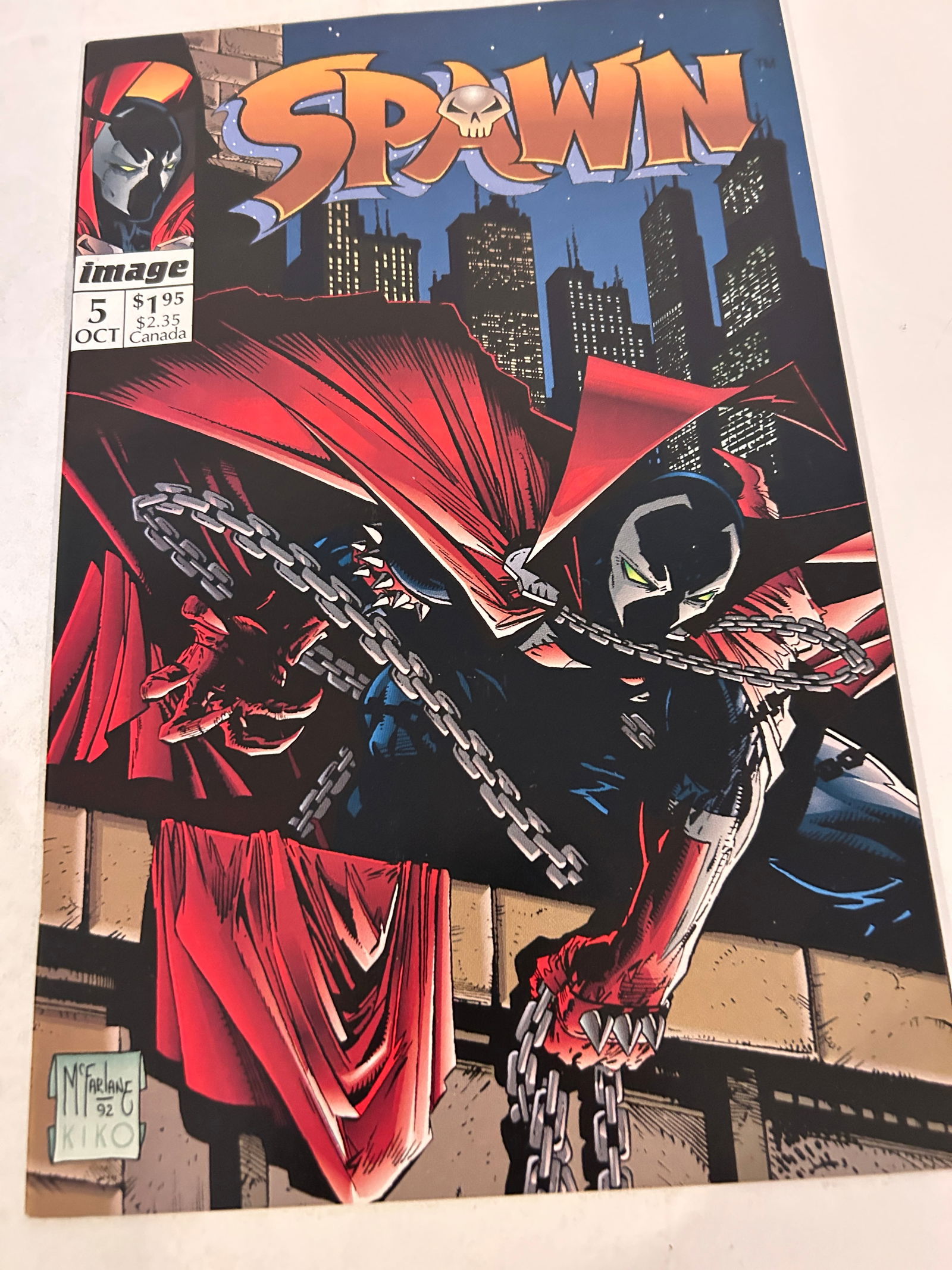 Vintage Comic Book Spawn # 5: Vintage Comic Book Spawn # 5 Please view all photos as they are part of the description and condition of this Item, Feel free to contact me with questions or picture requests! Used Item AS IS