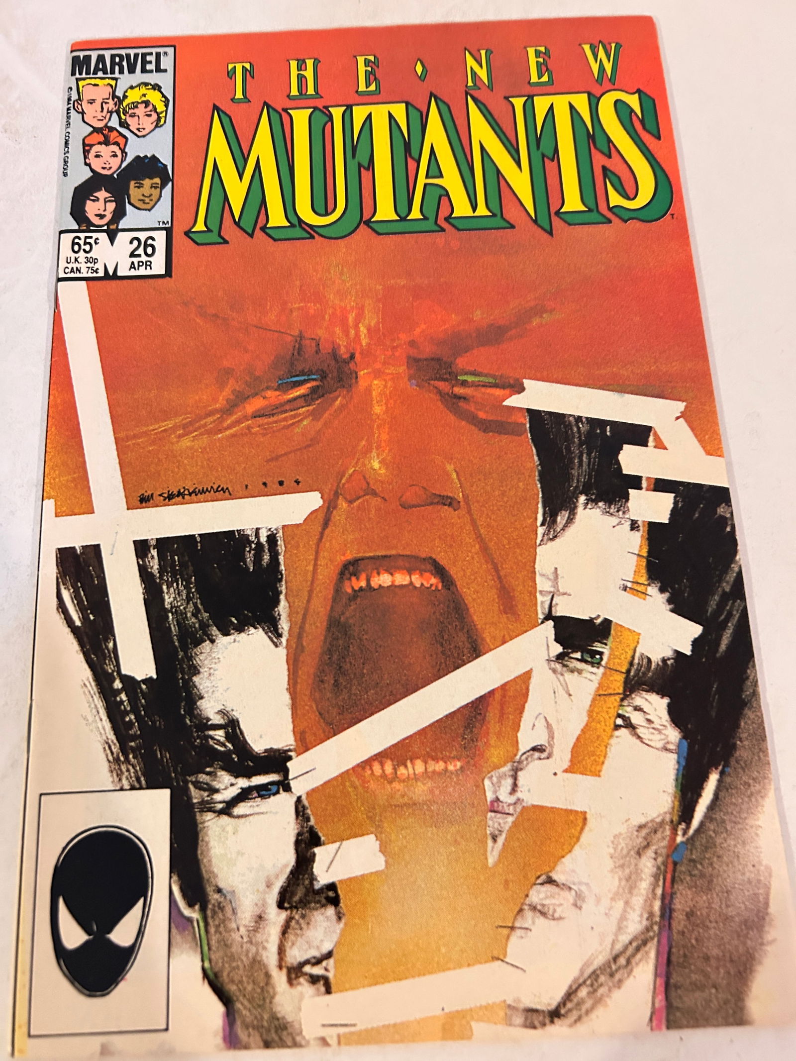 Vintage Comic Book The New Mutants # 26: Vintage Comic Book The New Mutants # 26 Please view all photos as they are part of the description and condition of this Item, Feel free to contact me with questions or picture requests! Used Item AS