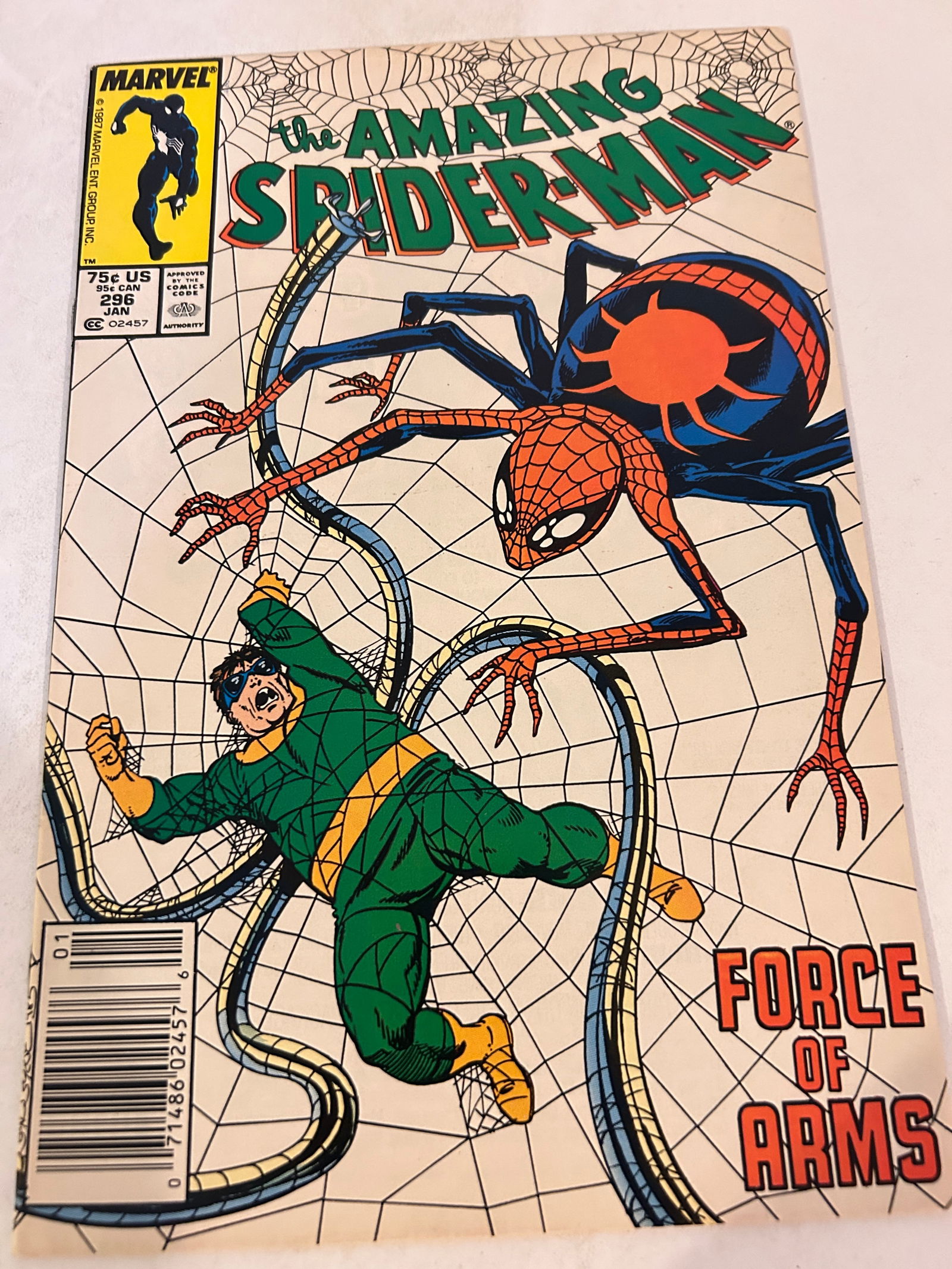 Vintage Comic Book The Amazing Spider-Man # 296: Vintage Comic Book The Amazing Spider-Man # 296 Please view all photos as they are part of the description and condition of this Item, Feel free to contact me with questions or picture requests! Used