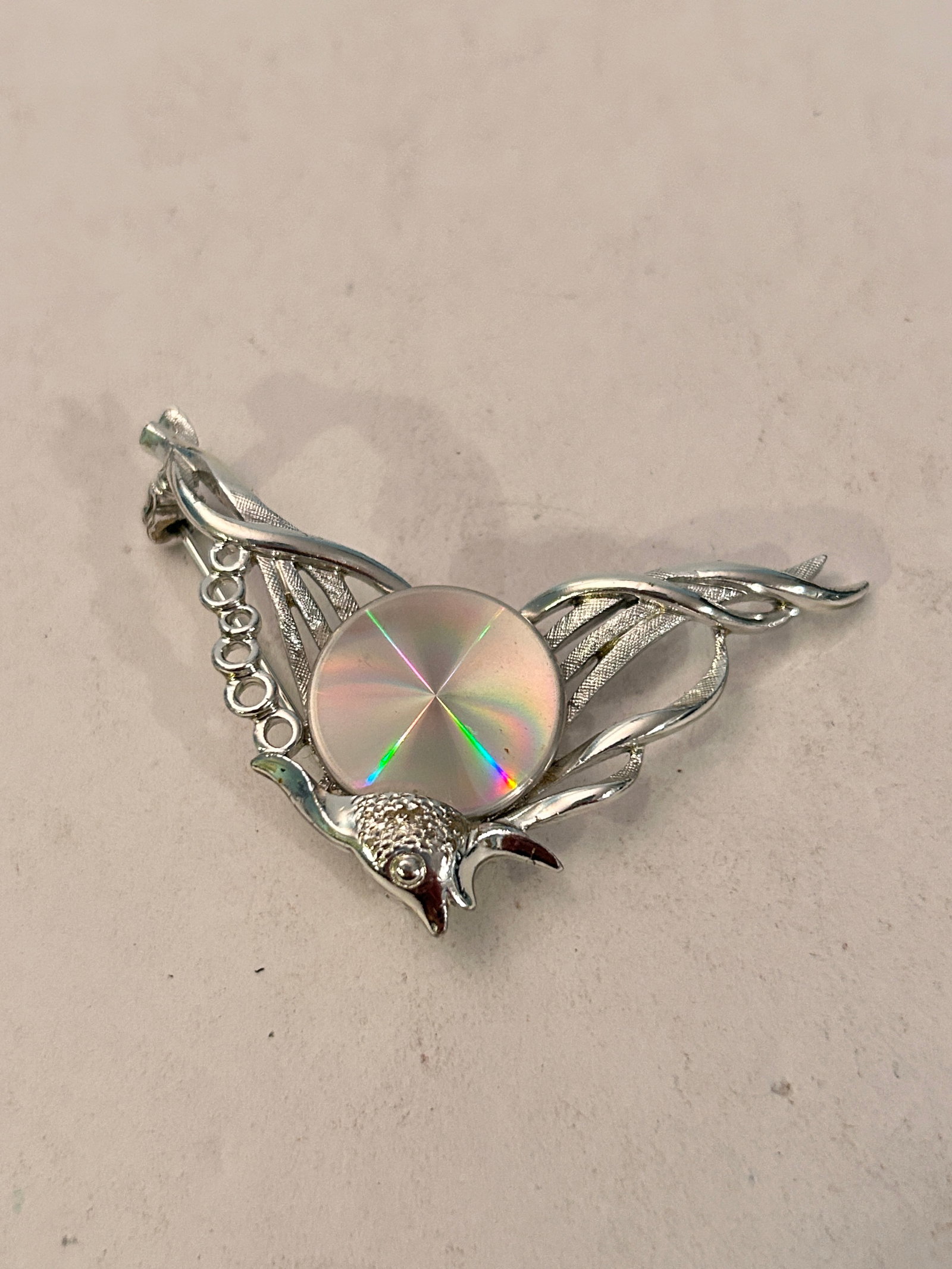 Vintage Rainbow Jewels Brooch: Vintage Rainbow Jewels Brooch Please view all photos as they are part of the description and condition of this Item, Feel free to contact me with questions or picture requests! Used Item AS IS