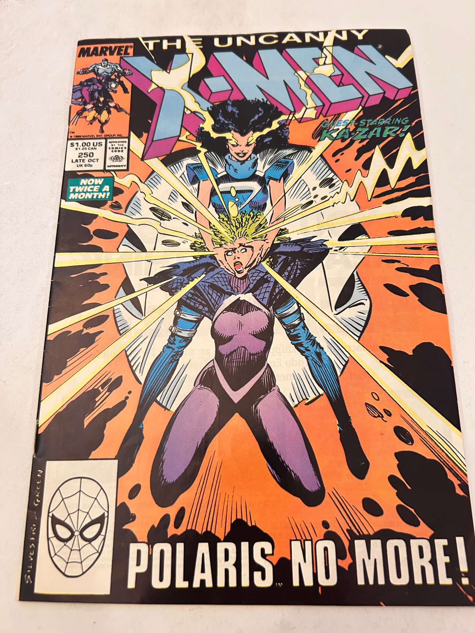 Vintage Comic Book The Uncanny X-Men # 250: Vintage Comic Book The Uncanny X-Men # 250 Please view all photos as they are part of the description and condition of this Item, Feel free to contact me with questions or picture requests! Used Item