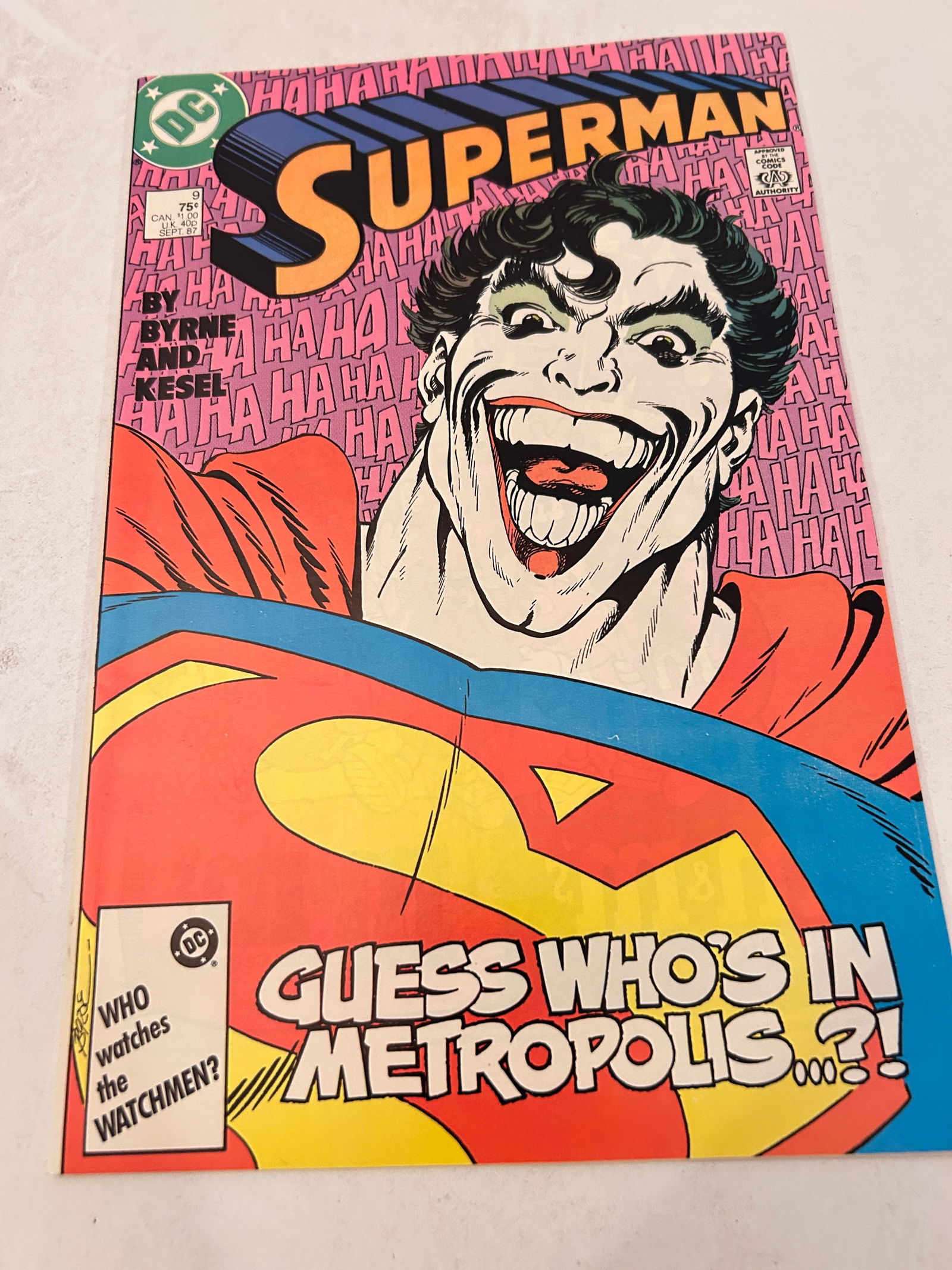 Vintage Comic Book Superman # 9: Vintage Comic Book Superman # 9 Please view all photos as they are part of the description and condition of this Item, Feel free to contact me with questions or picture requests! Used Item AS IS