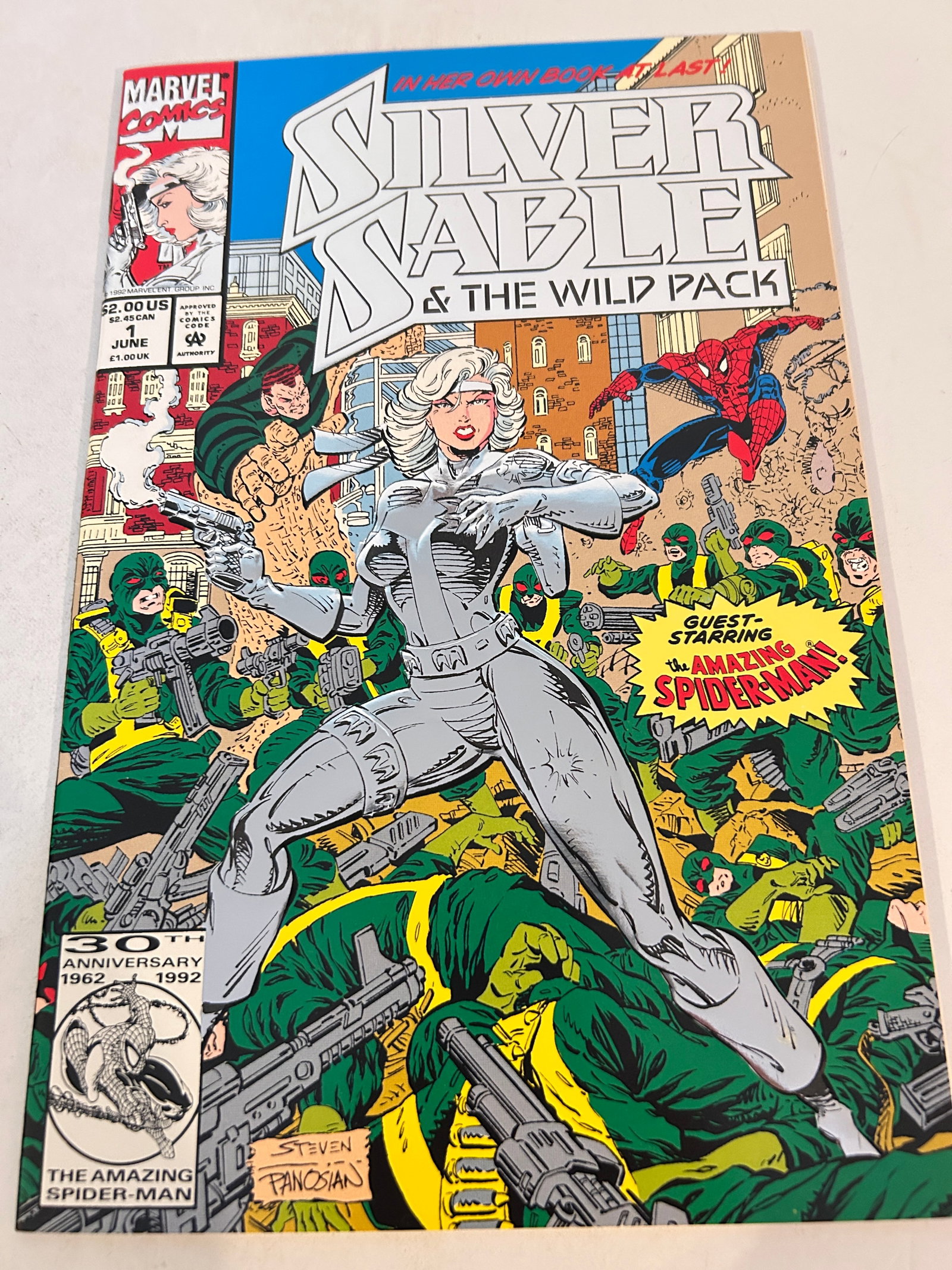 Vintage Comic Book Silver Sable # 1: Vintage Comic Book Silver Sable # 1 Please view all photos as they are part of the description and condition of this Item, Feel free to contact me with questions or picture requests! Used Item AS IS
