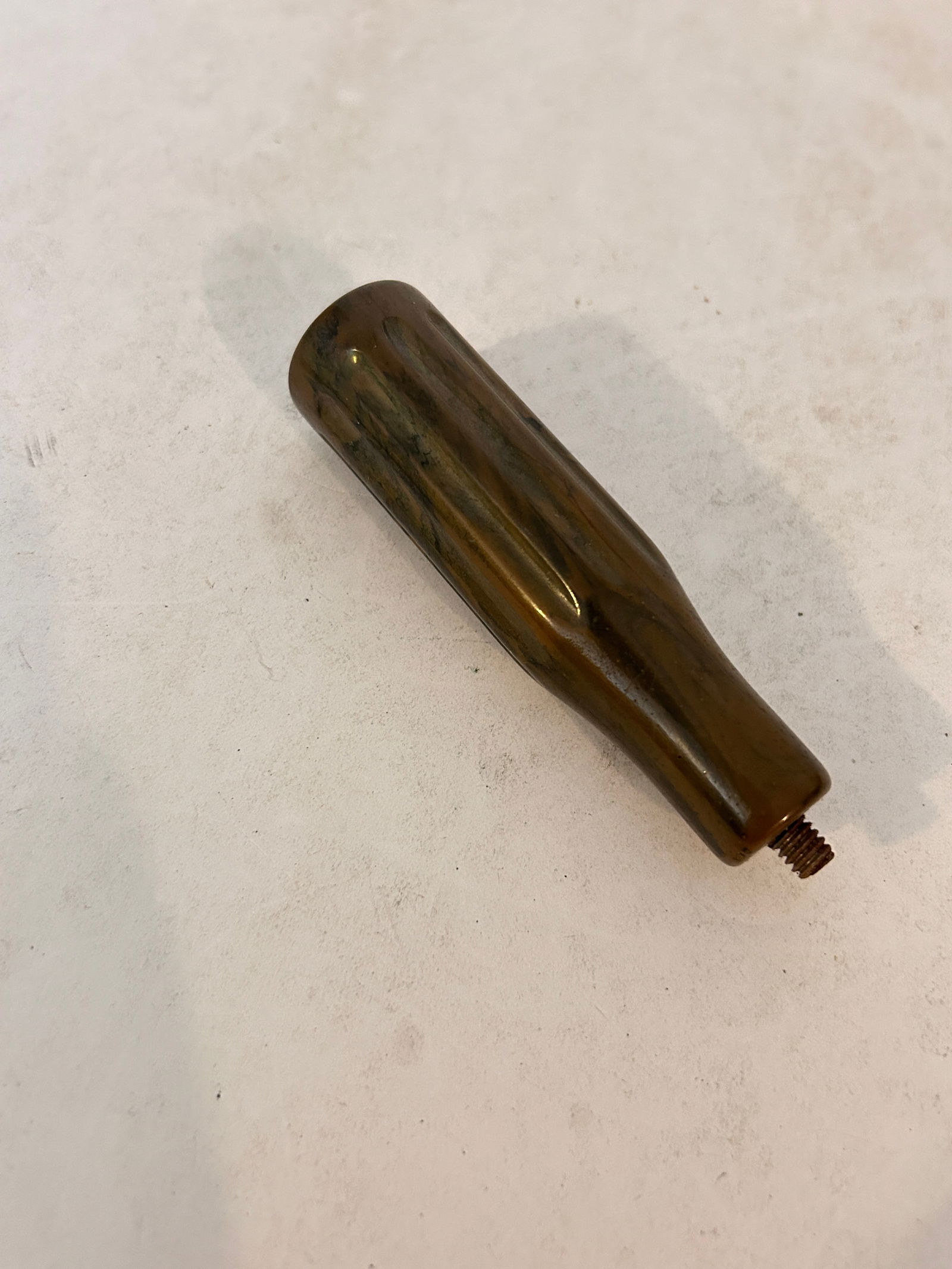 Vintage Bakalite Handle Green Swirl: Vintage Bakalite Handle Green Swirl Please view all photos as they are part of the description and condition of this Item, Feel free to contact me with questions or picture requests! Used Item AS IS