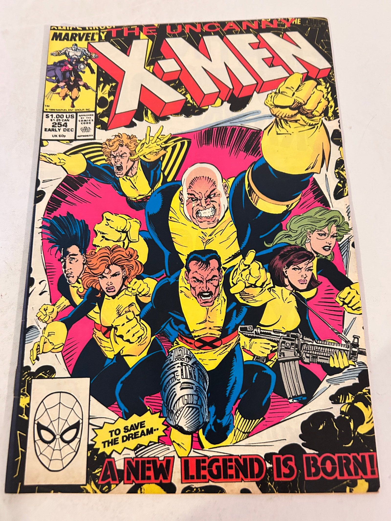 Vintage Comic Book Uncanny X-Men # 254 (1 of 2)