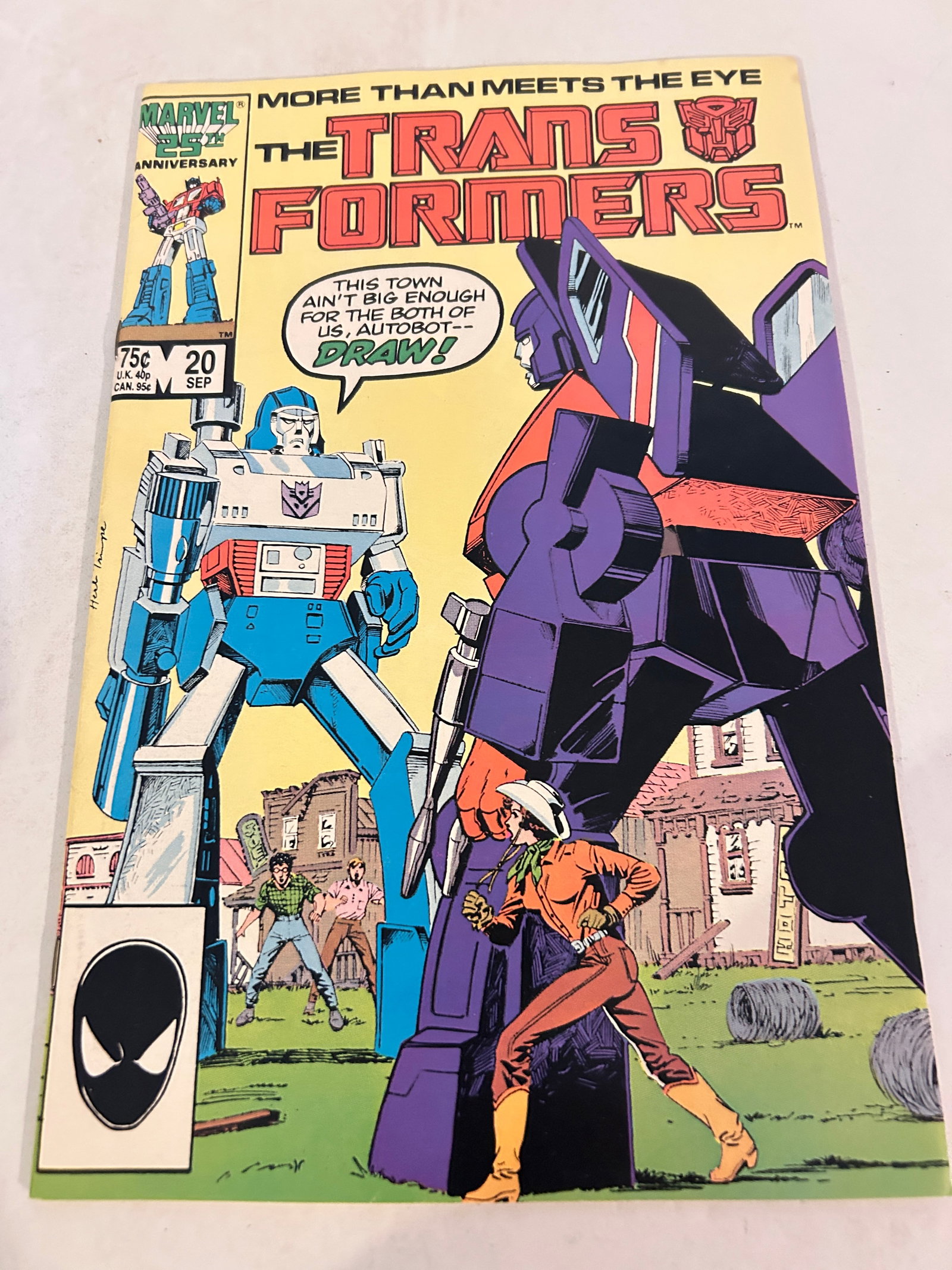 Vintage Comic Book The Transformers # 20 (1 of 2)