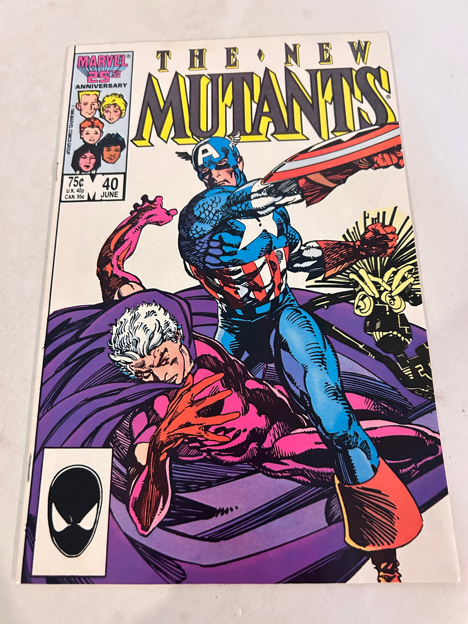 Vintage Comic Book The New Mutants # 40 (1 of 2)
