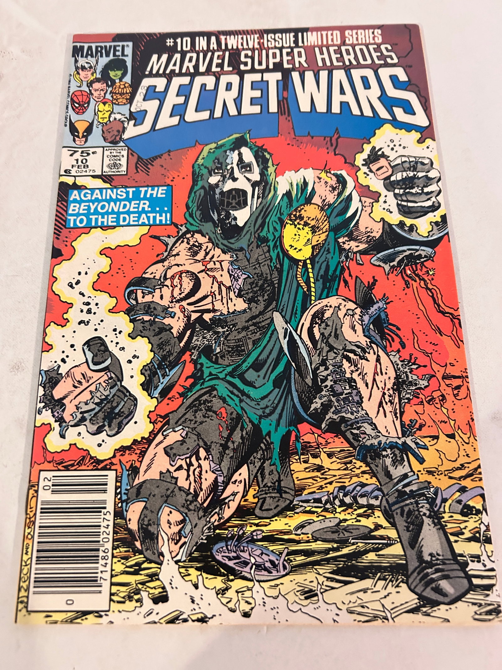 Vintage Comic Book Secret Wars # 10 (1 of 2)