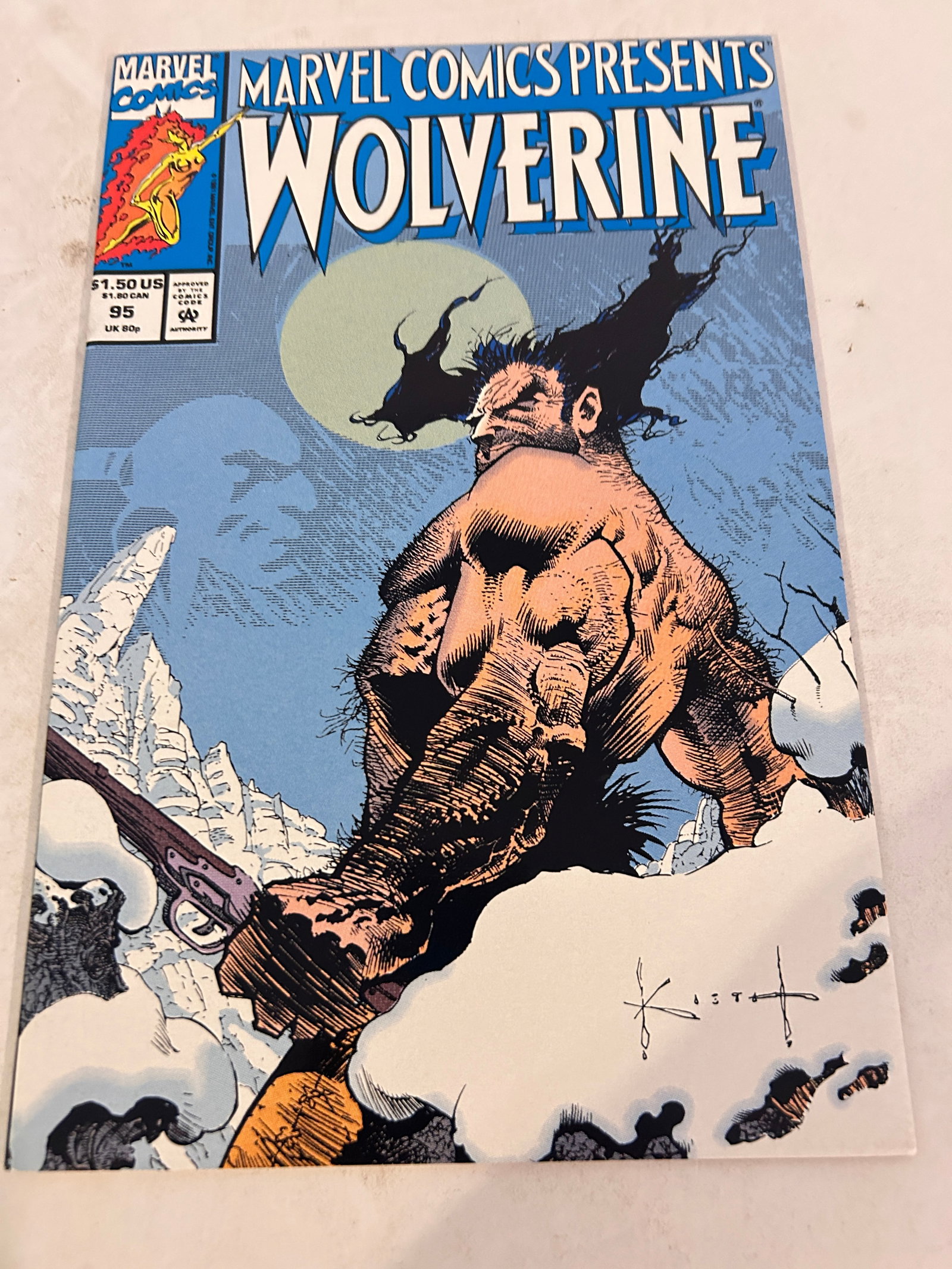 Vintage Comic Book Marvel Comics PRESENTS Wolverine # 95 (1 of 2)