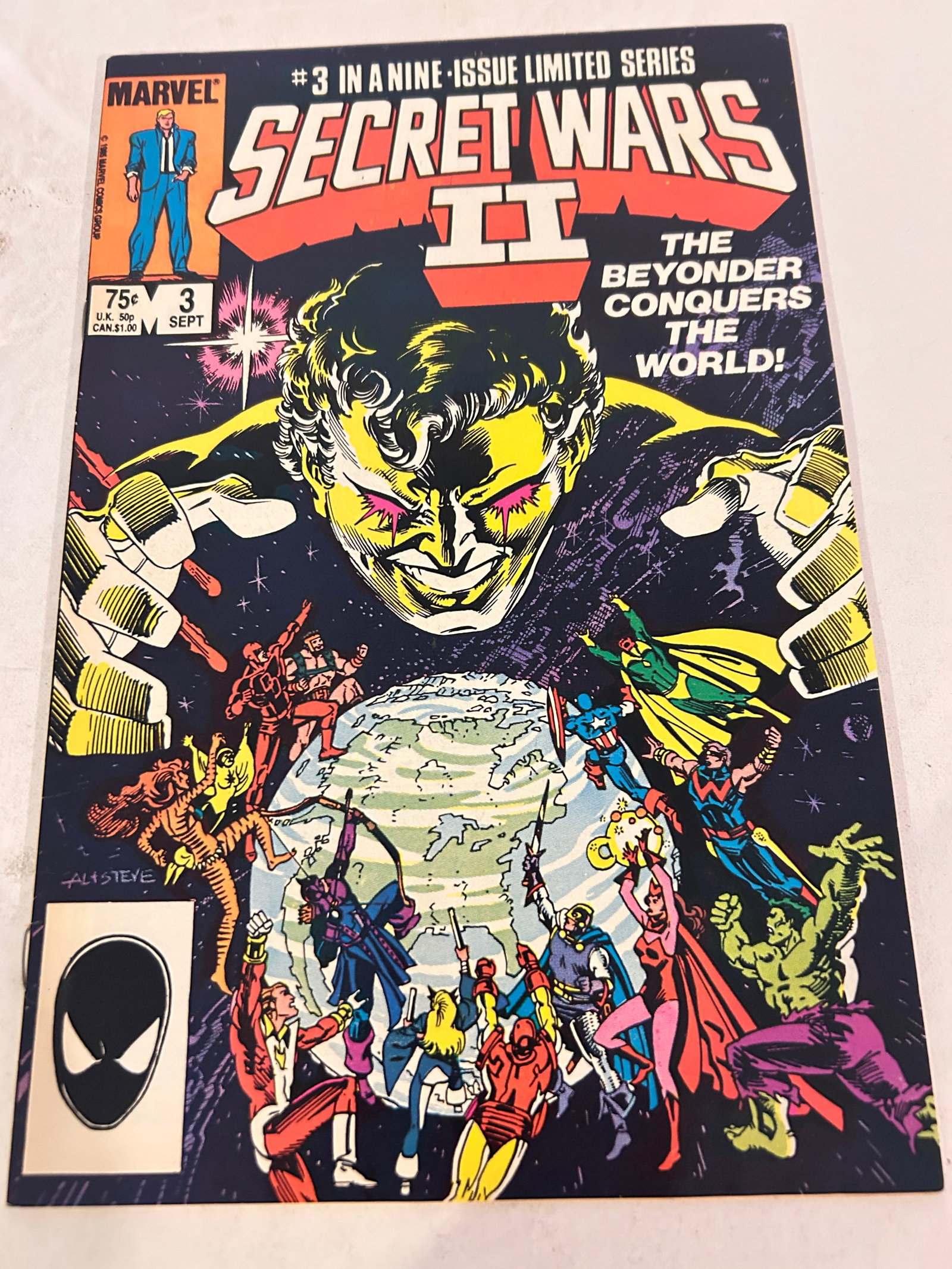 Vintage Comic Book Secret Wars II # 3 (1 of 2)