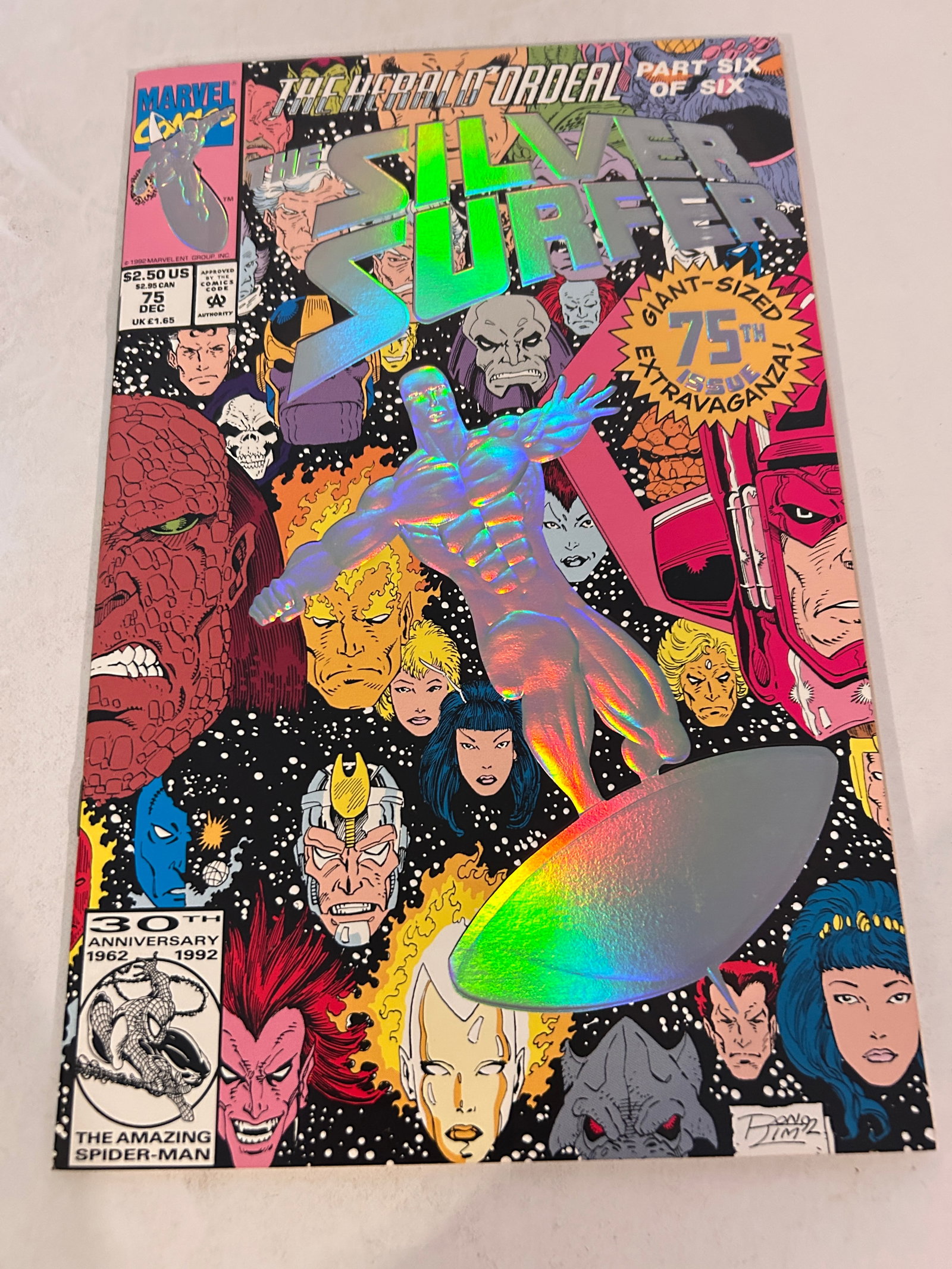 Vintage Comic Book The Silver Surfer # 75 (1 of 2)