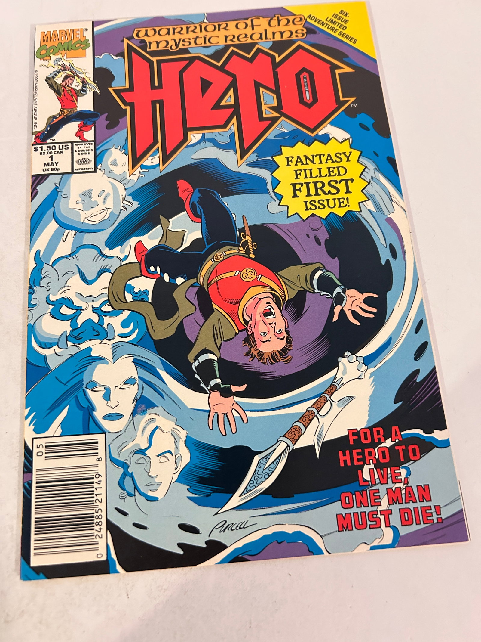 Vintage Comic Book Hero # 1 (1 of 2)