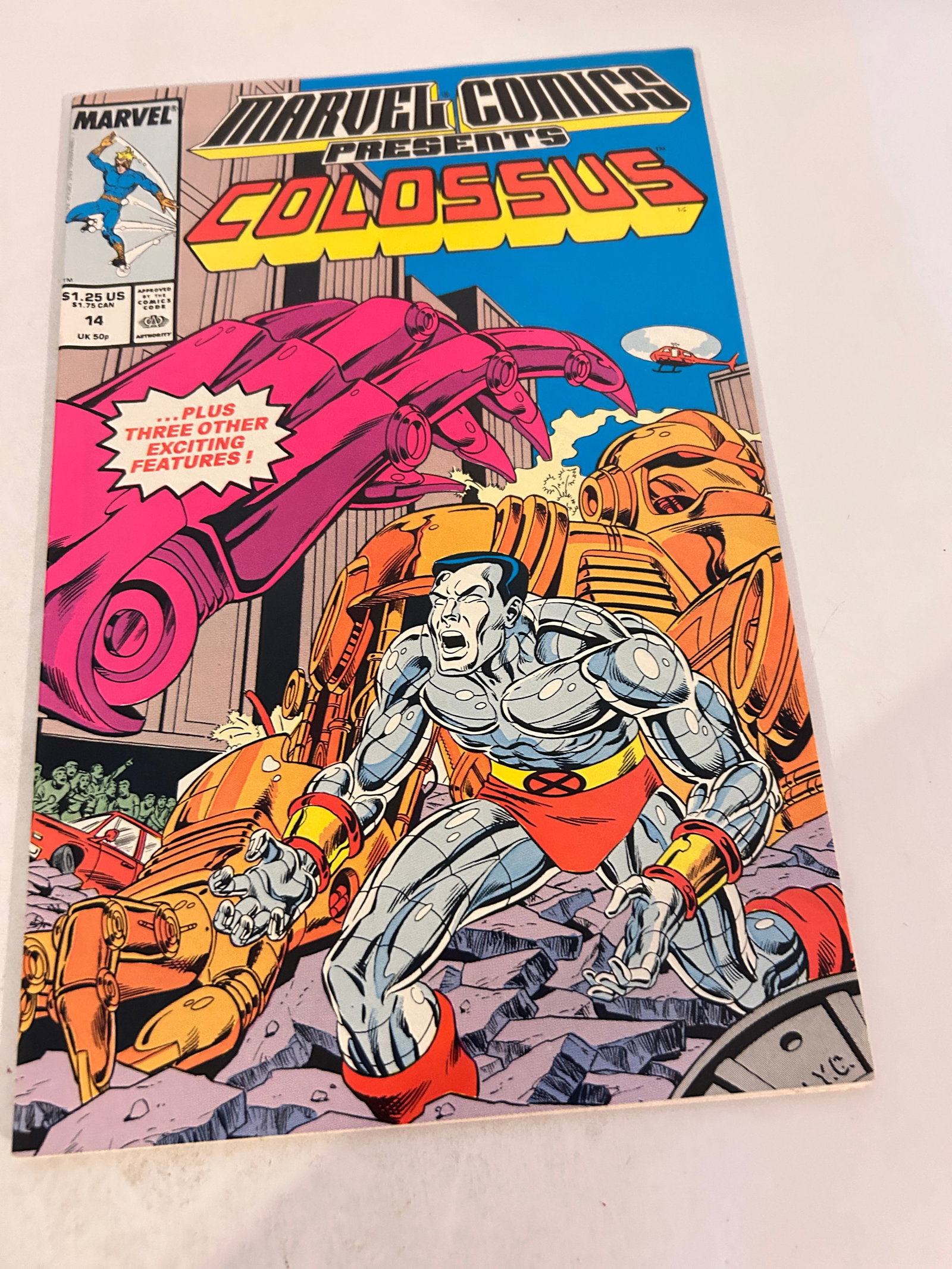 Vintage Comic Book Marvel Comics Presents Colossus # 14 (1 of 2)