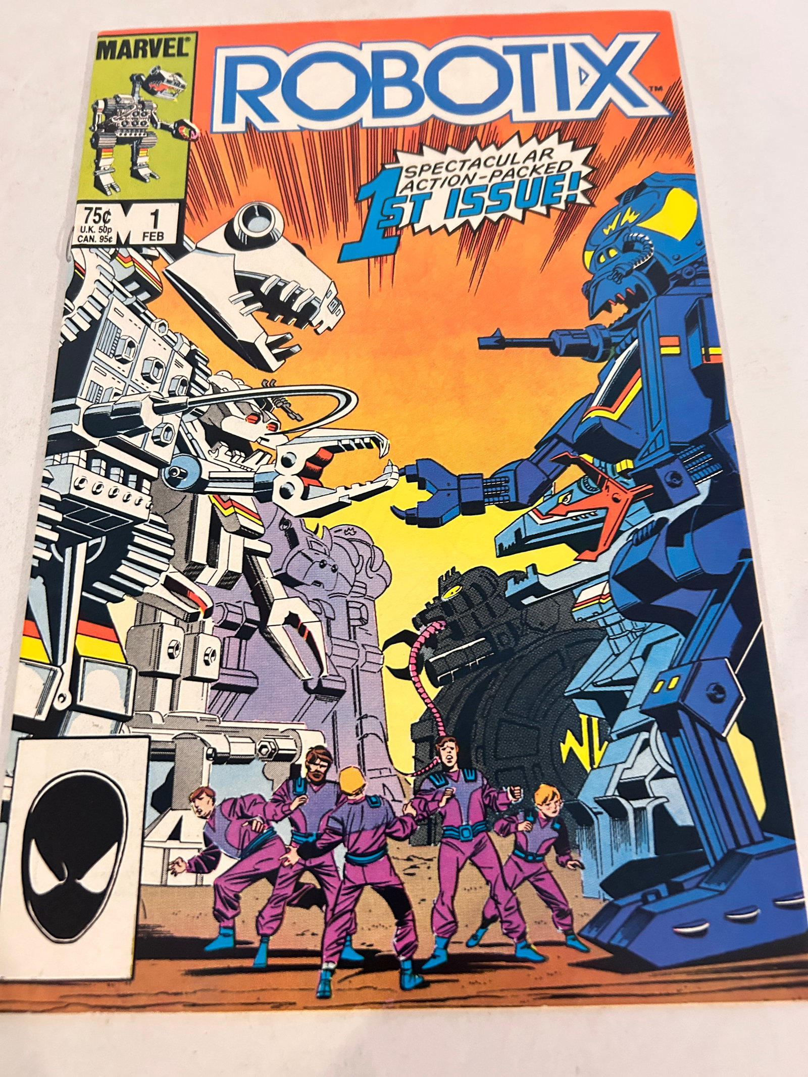 Vintage Comic Book Robotix # 1 (1 of 2)