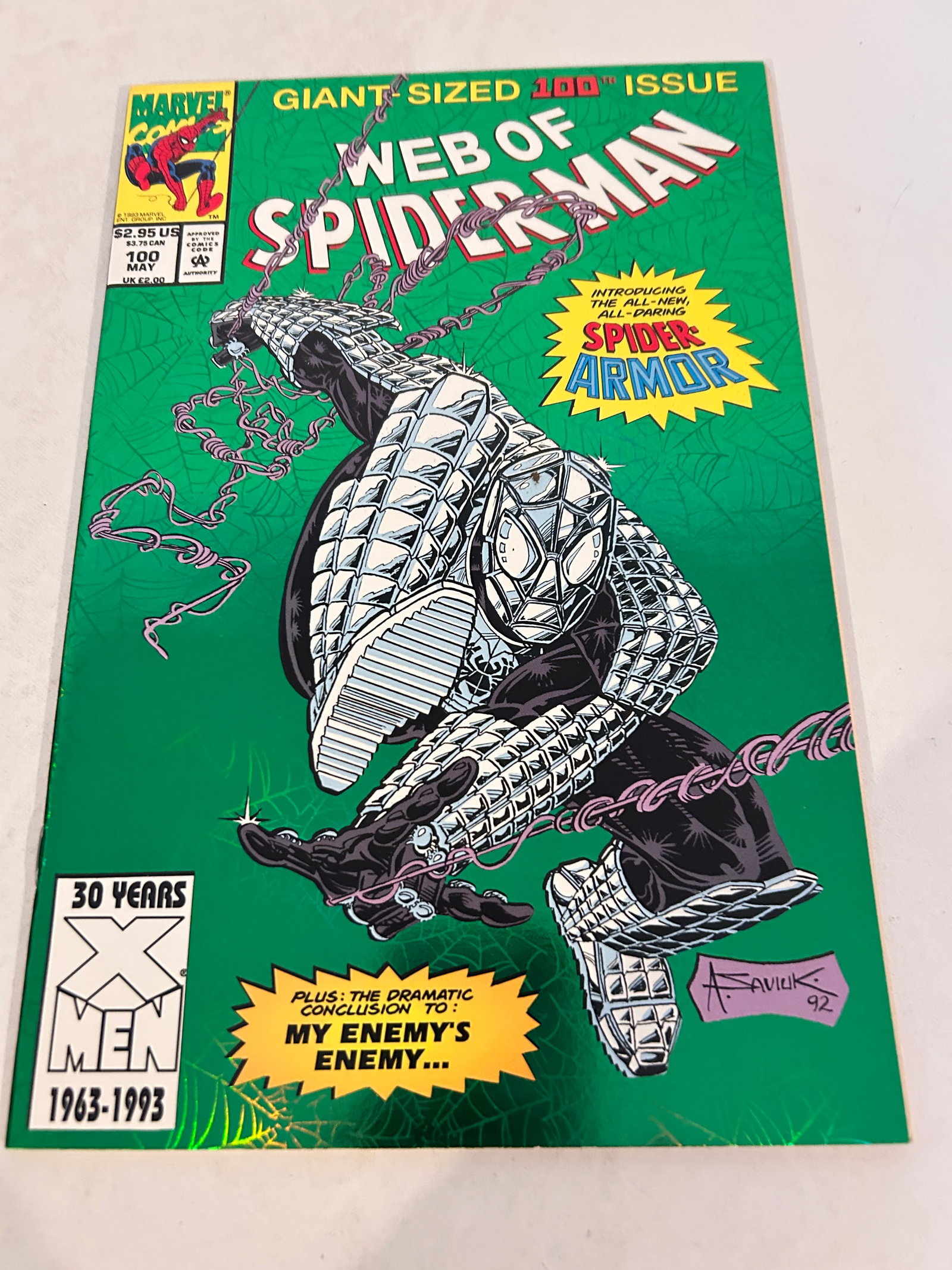 Vintage Comic Book Web of Spider-Man # 100 (1 of 2)