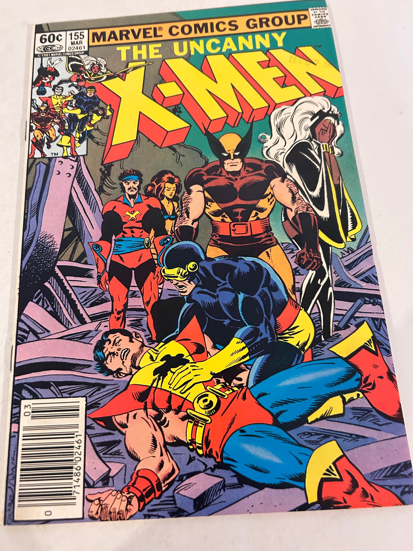 Vintage Comic Book Uncanny X-Men # 155 (1 of 2)