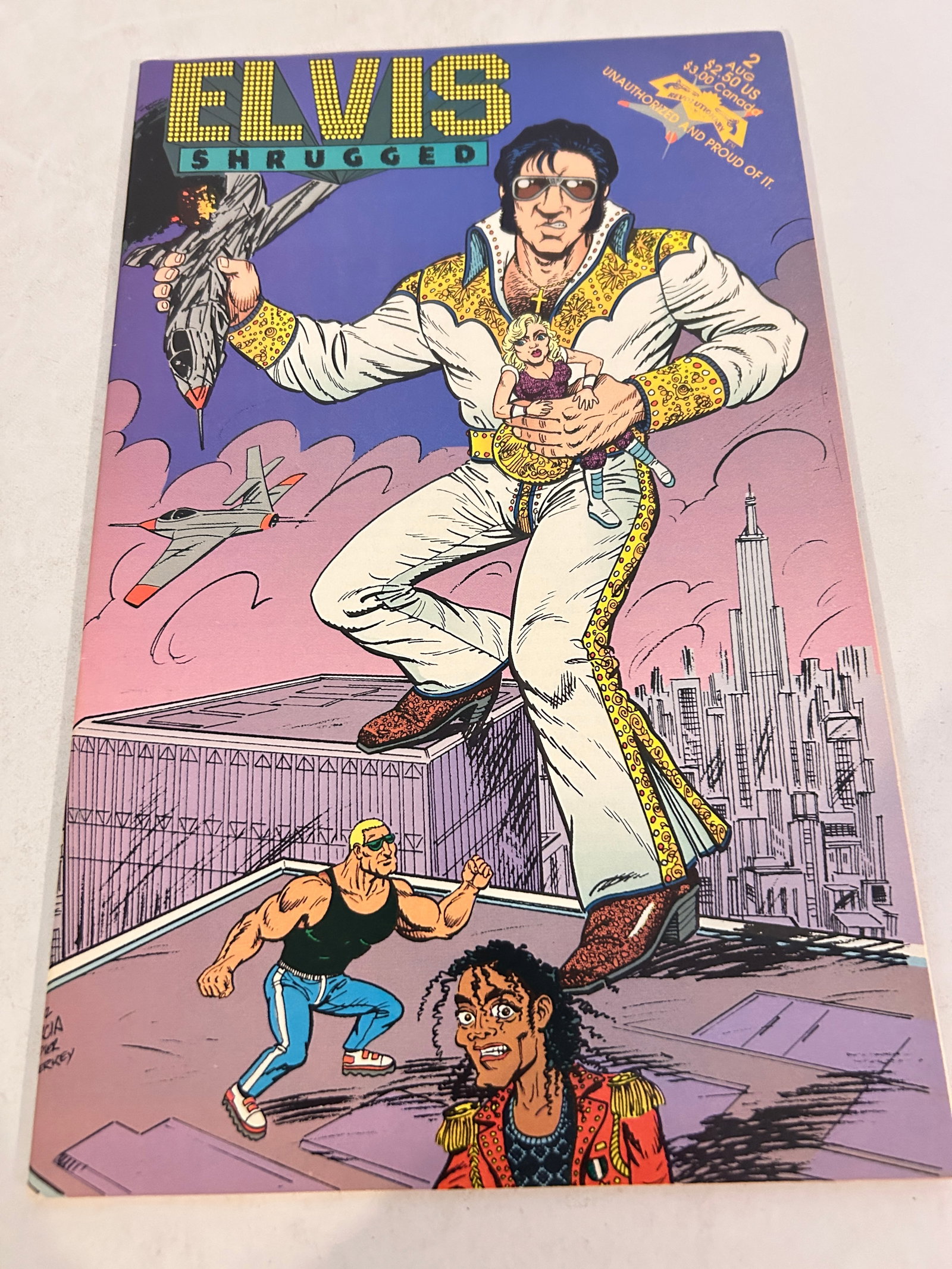 Vintage Comic Book Elvis Shrugged # 2 (1 of 2)