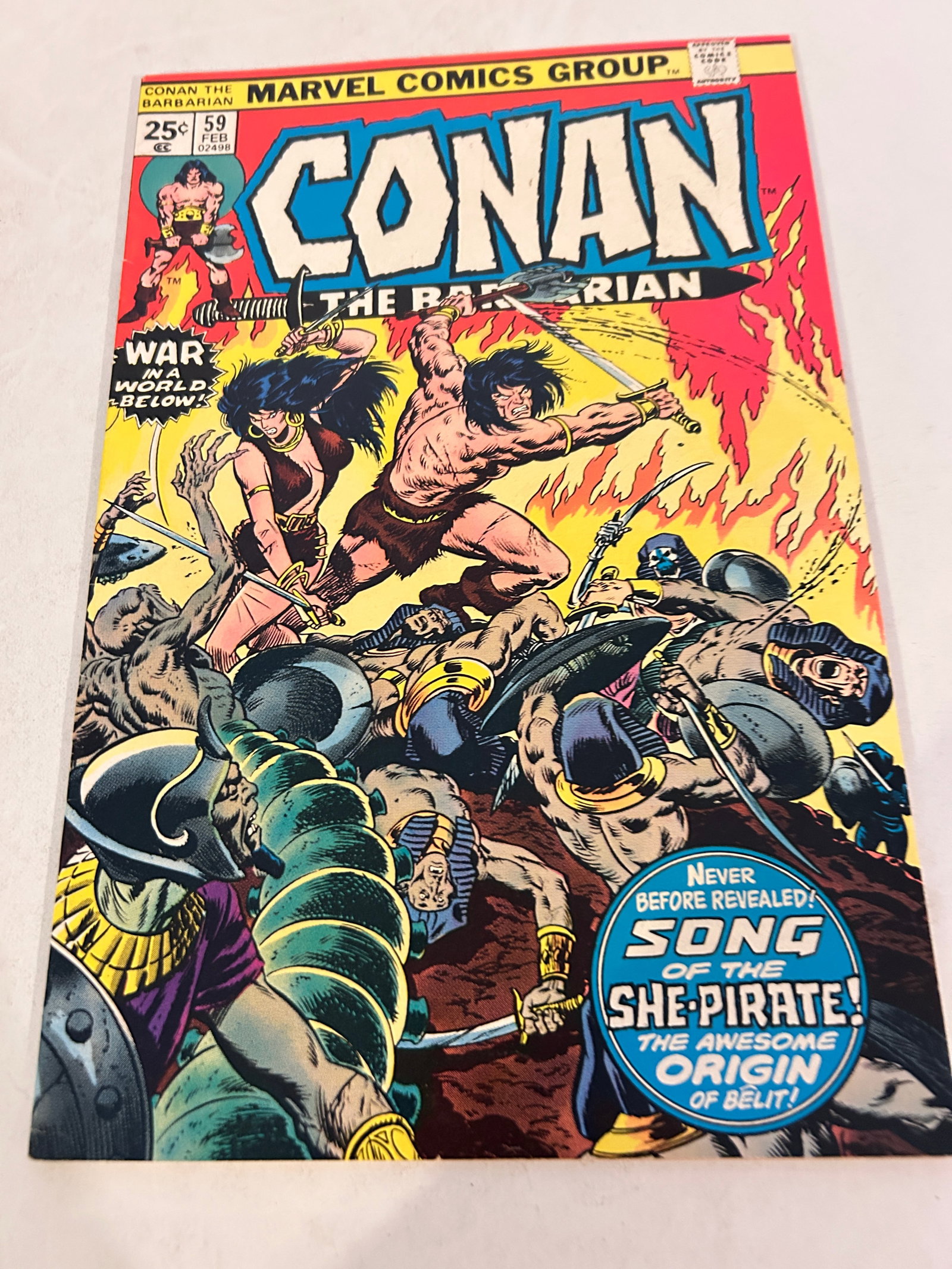 Vintage Comic Book Conan the Barbarian # 59 (1 of 2)