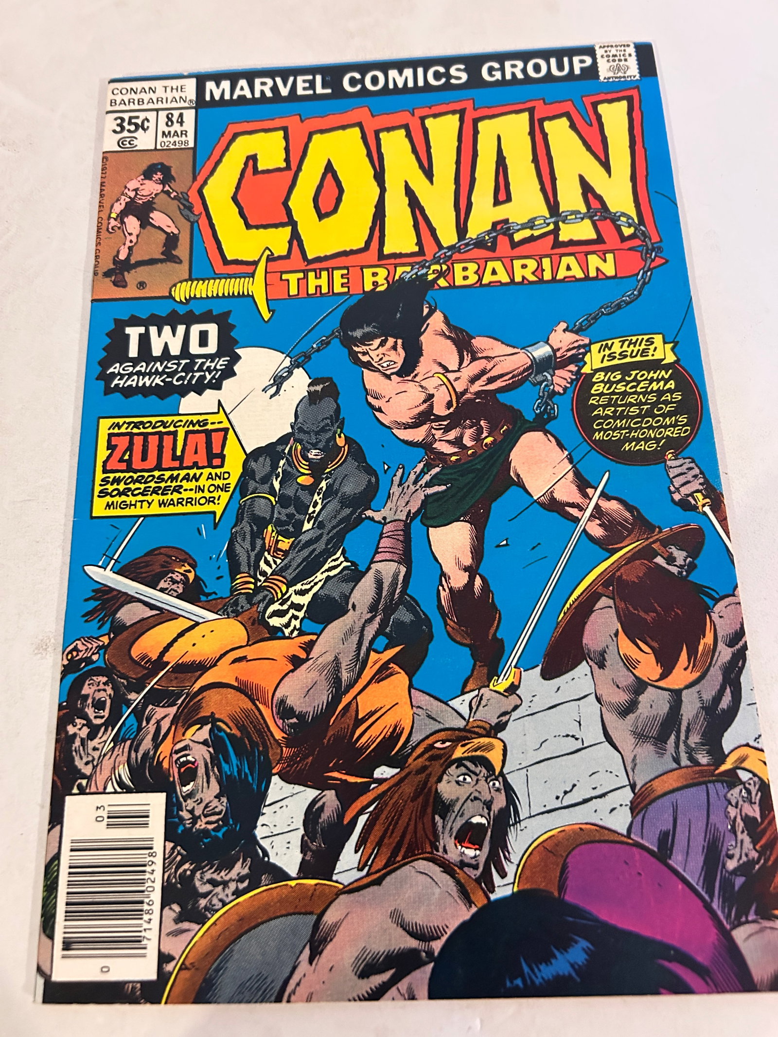 Vintage Comic Book Conan the Barbarian # 84 (1 of 2)