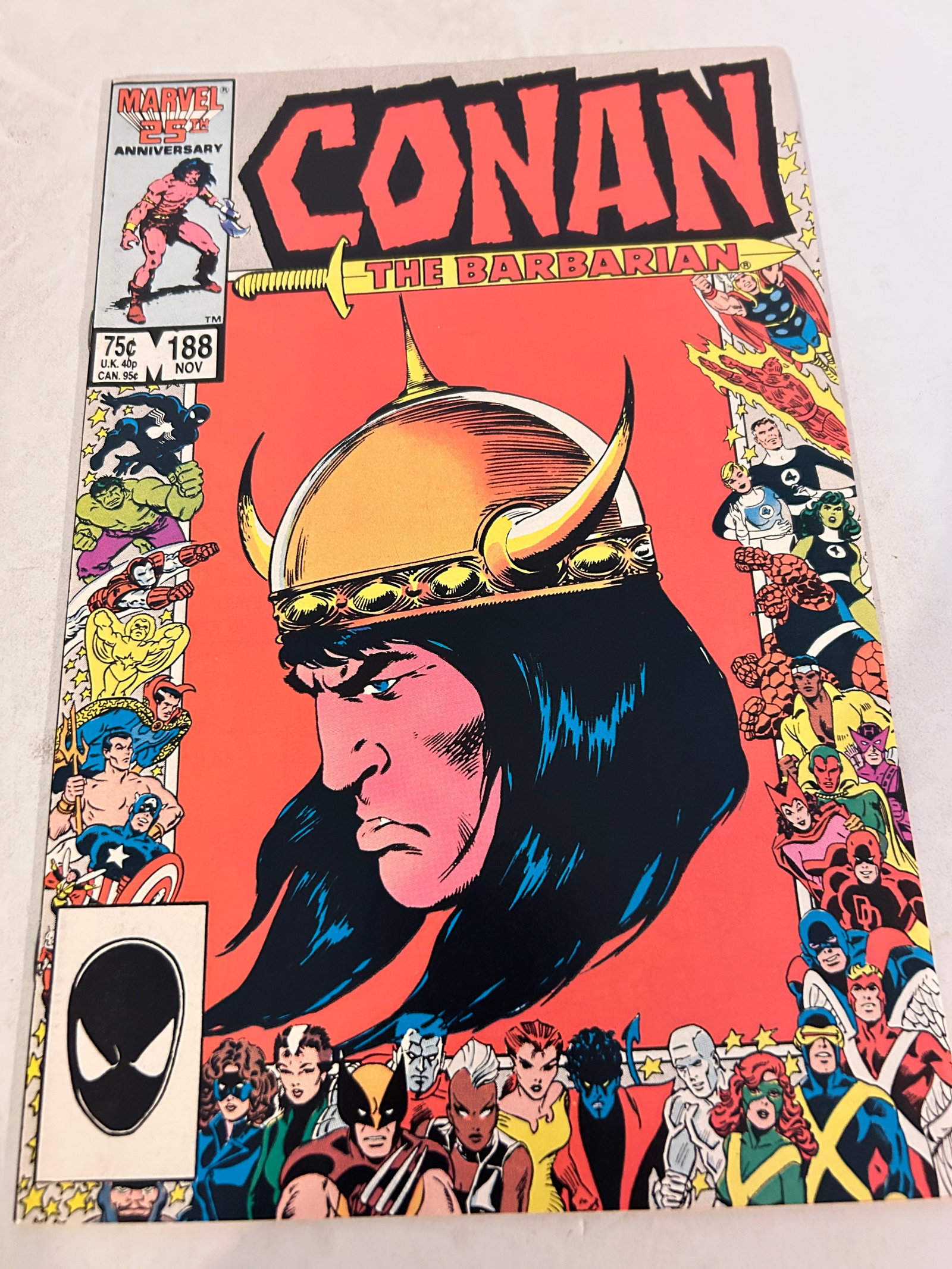 Vintage Comic Book Conan the Barbarian # 188 (1 of 2)