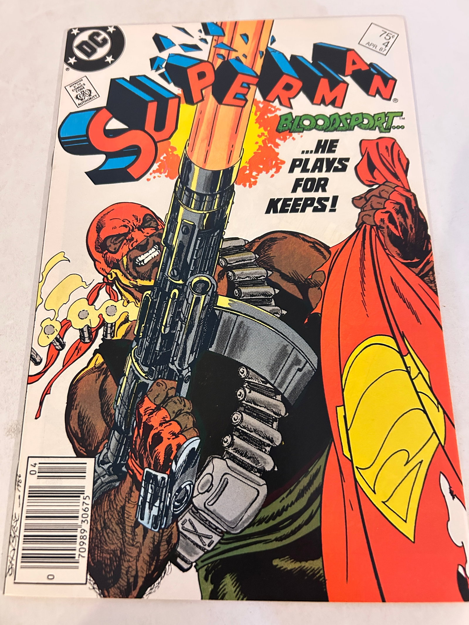 Vintage Comic Book Superman # 4 (1 of 2)